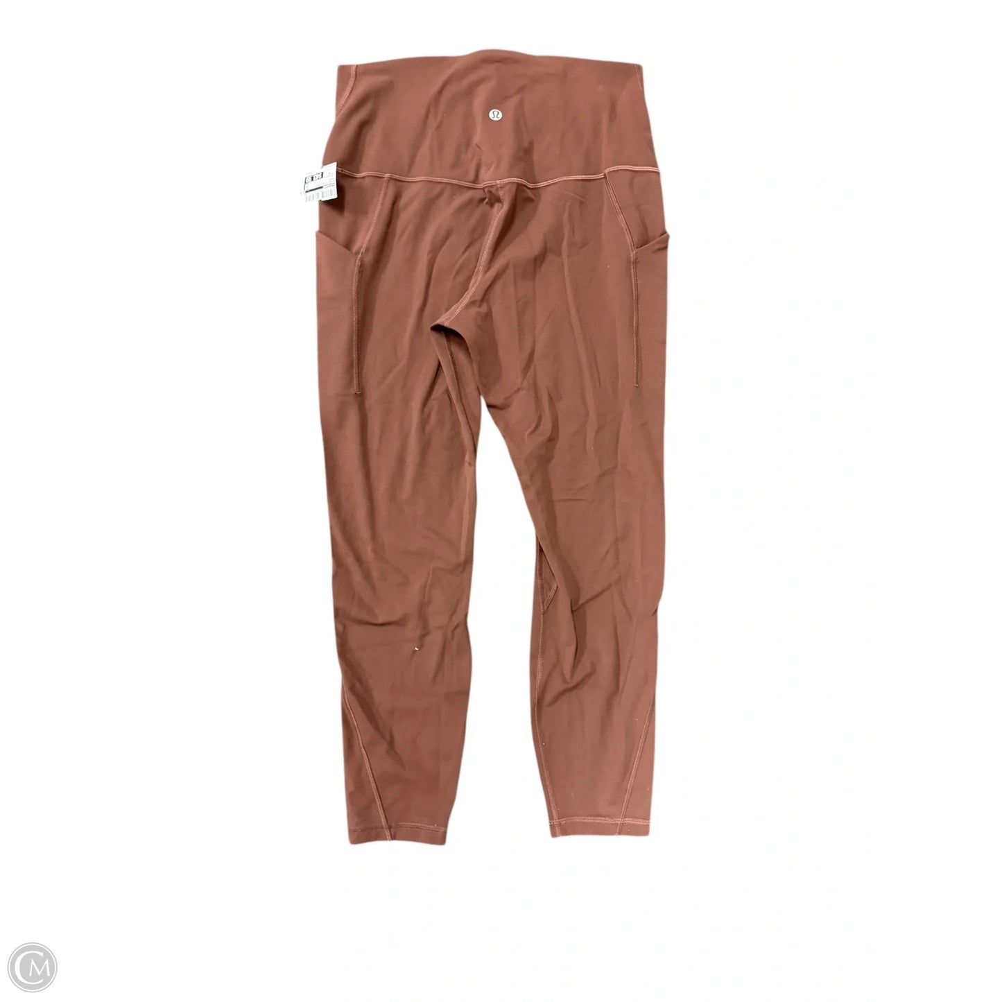 Athletic Leggings By Lululemon In Brown, Size: 10