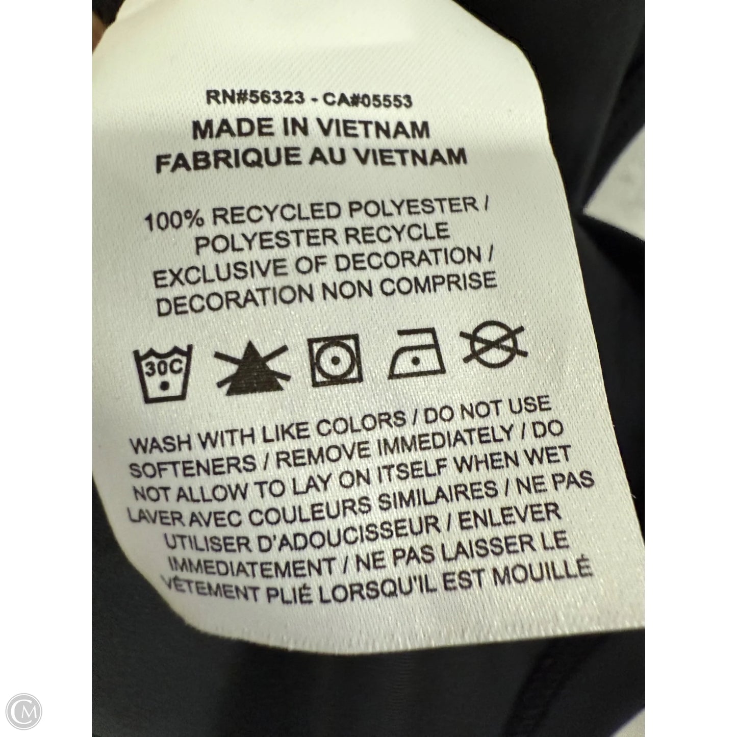 Athletic Tank Top By Nike Apparel In Black, Size: Xs