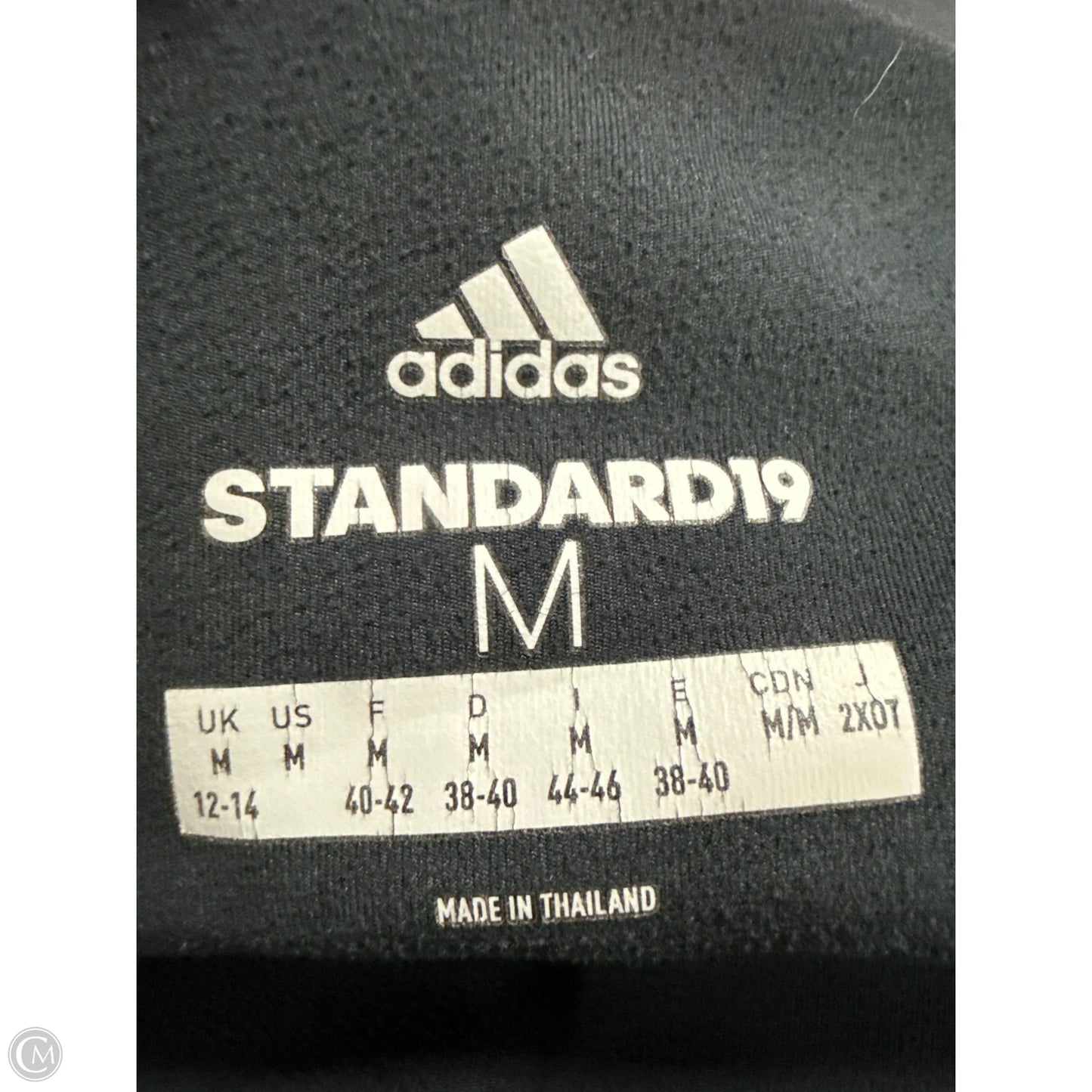 Athletic Leggings By Adidas In Black, Size: M