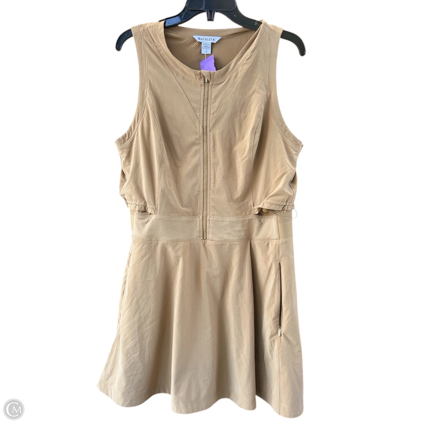 Athletic Dress By Athleta In Beige, Size: 14