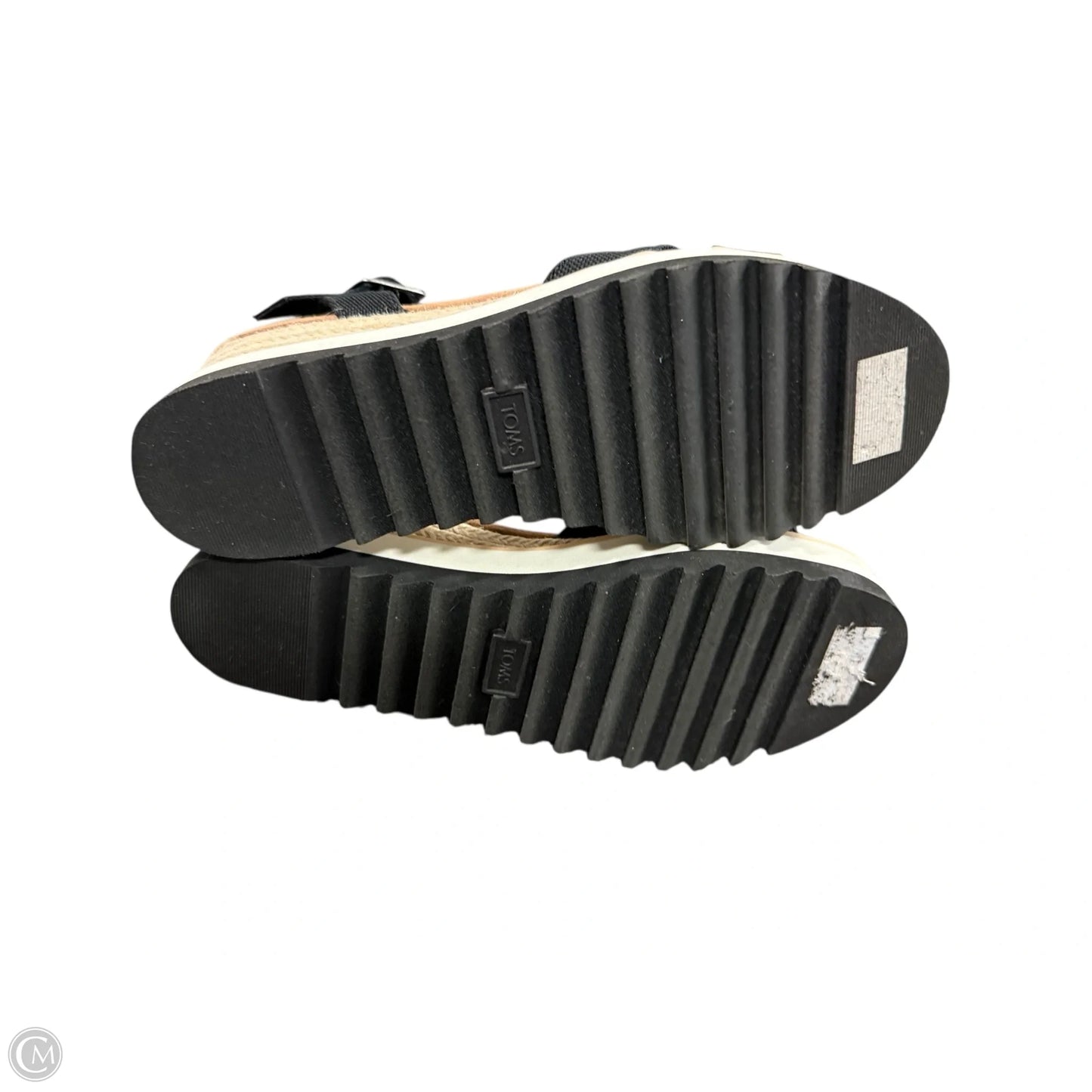 Sandals Heels Platform By Toms In Black, Size: 8.5