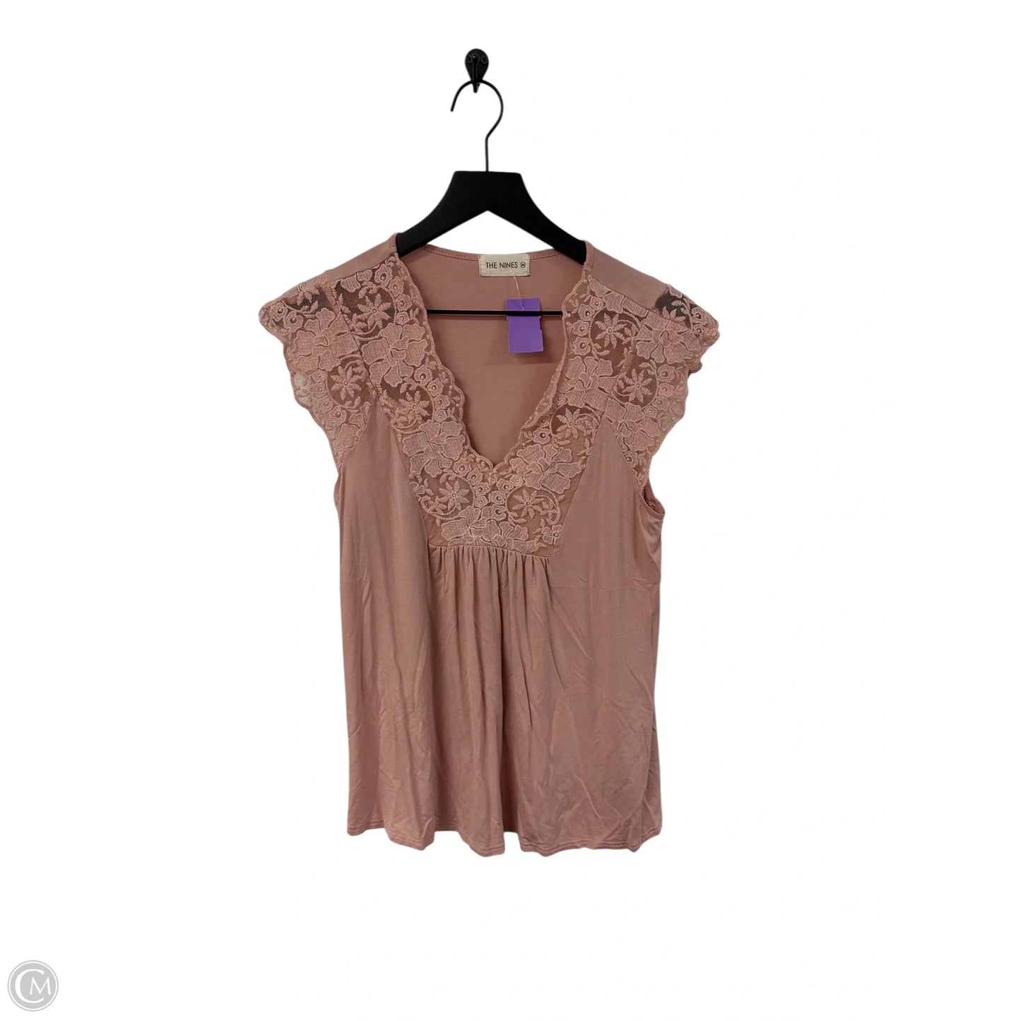 Top Short Sleeve By The Nines In Pink, Size: M