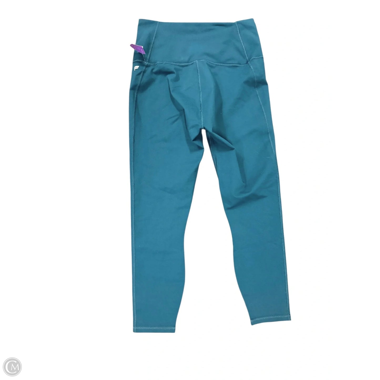 Athletic Leggings By Fabletics In Teal, Size: L