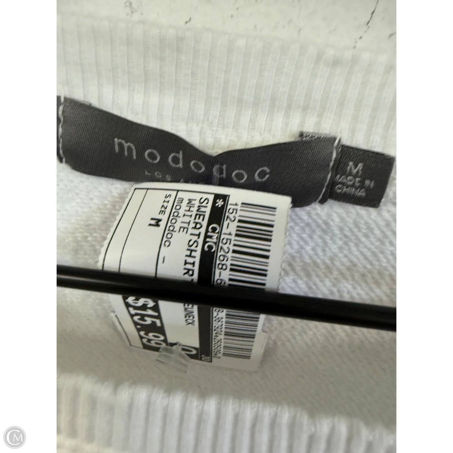 Sweatshirt Crewneck By Cmc In White, Size: M