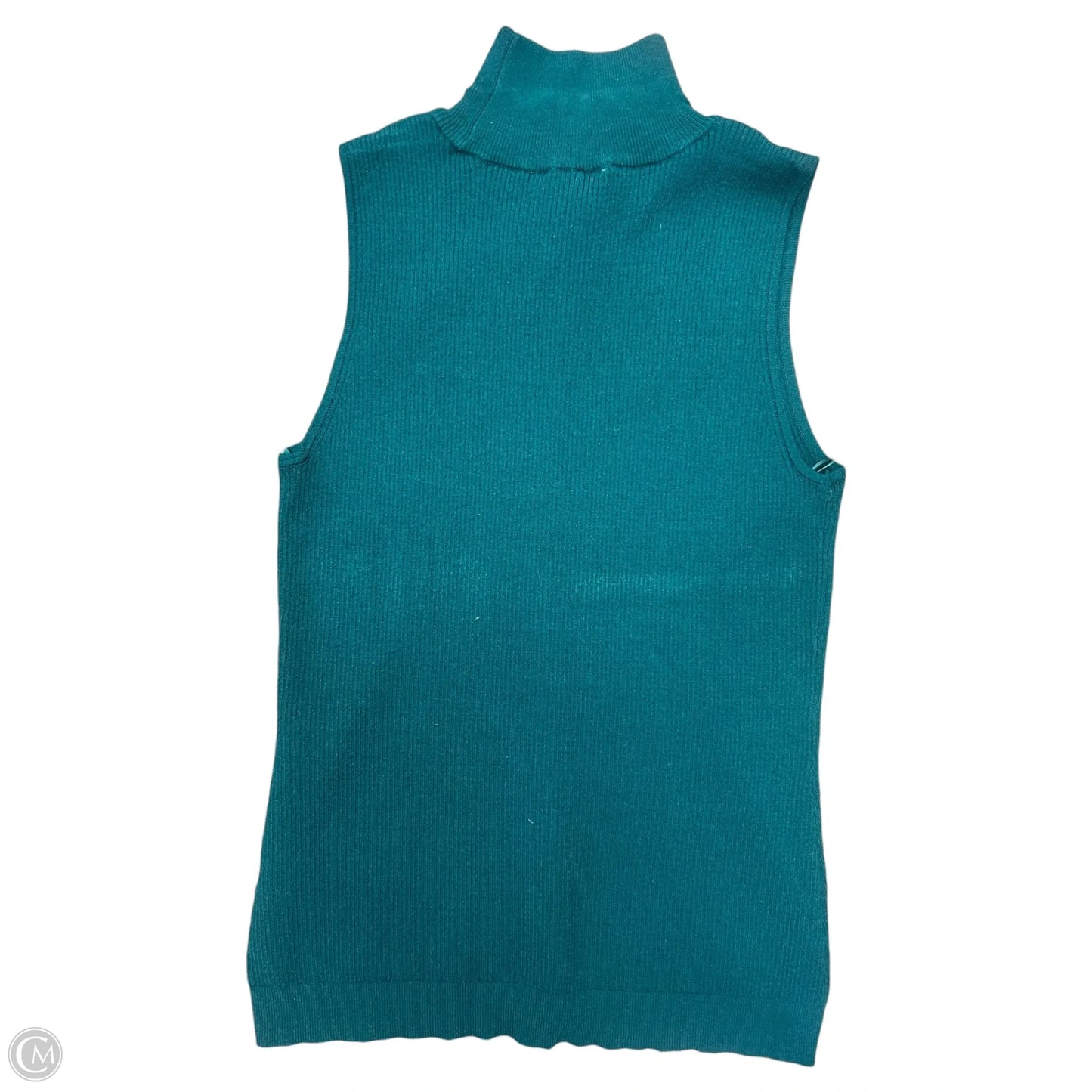 Top Sleeveless By Time And Tru In Green, Size: S