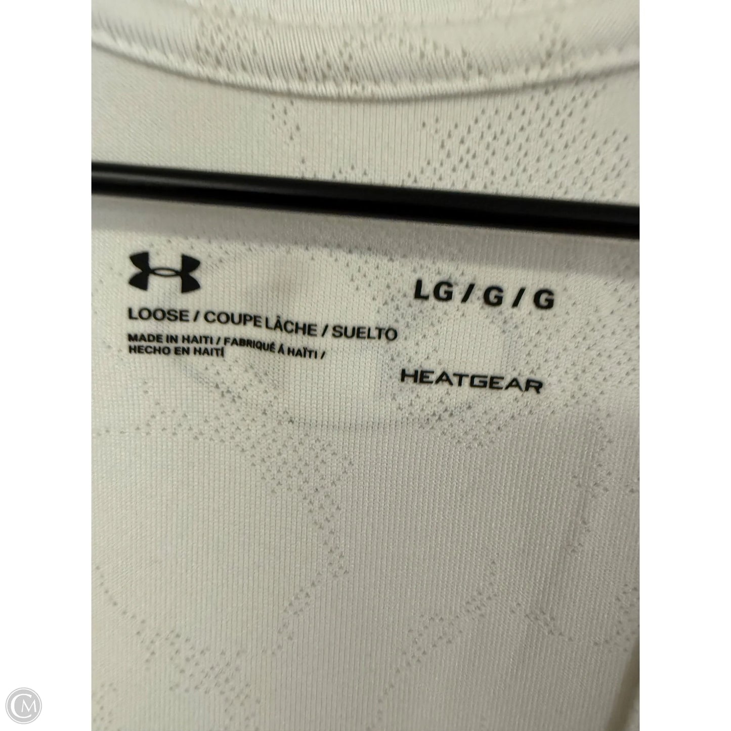 Athletic Tank Top By Under Armour In White, Size: L
