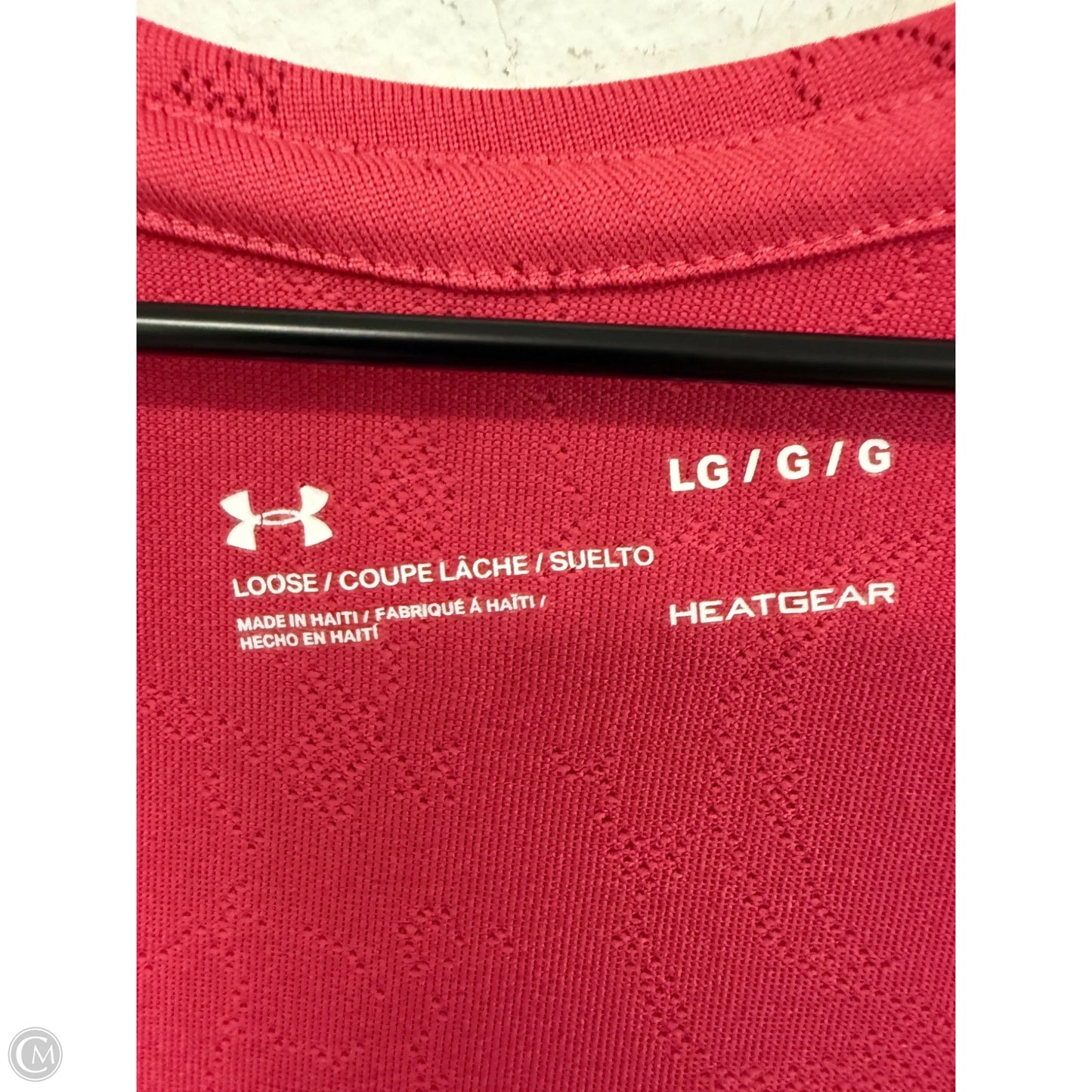 Athletic Tank Top By Under Armour In Pink, Size: L