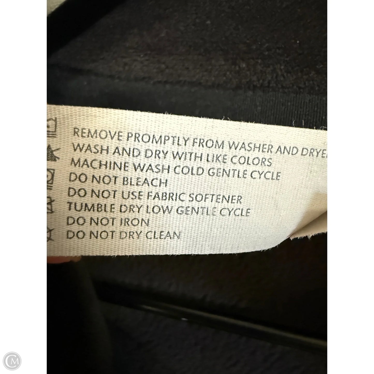 Sweatshirt Crewneck By 90 Degrees By Reflex In Black, Size: M