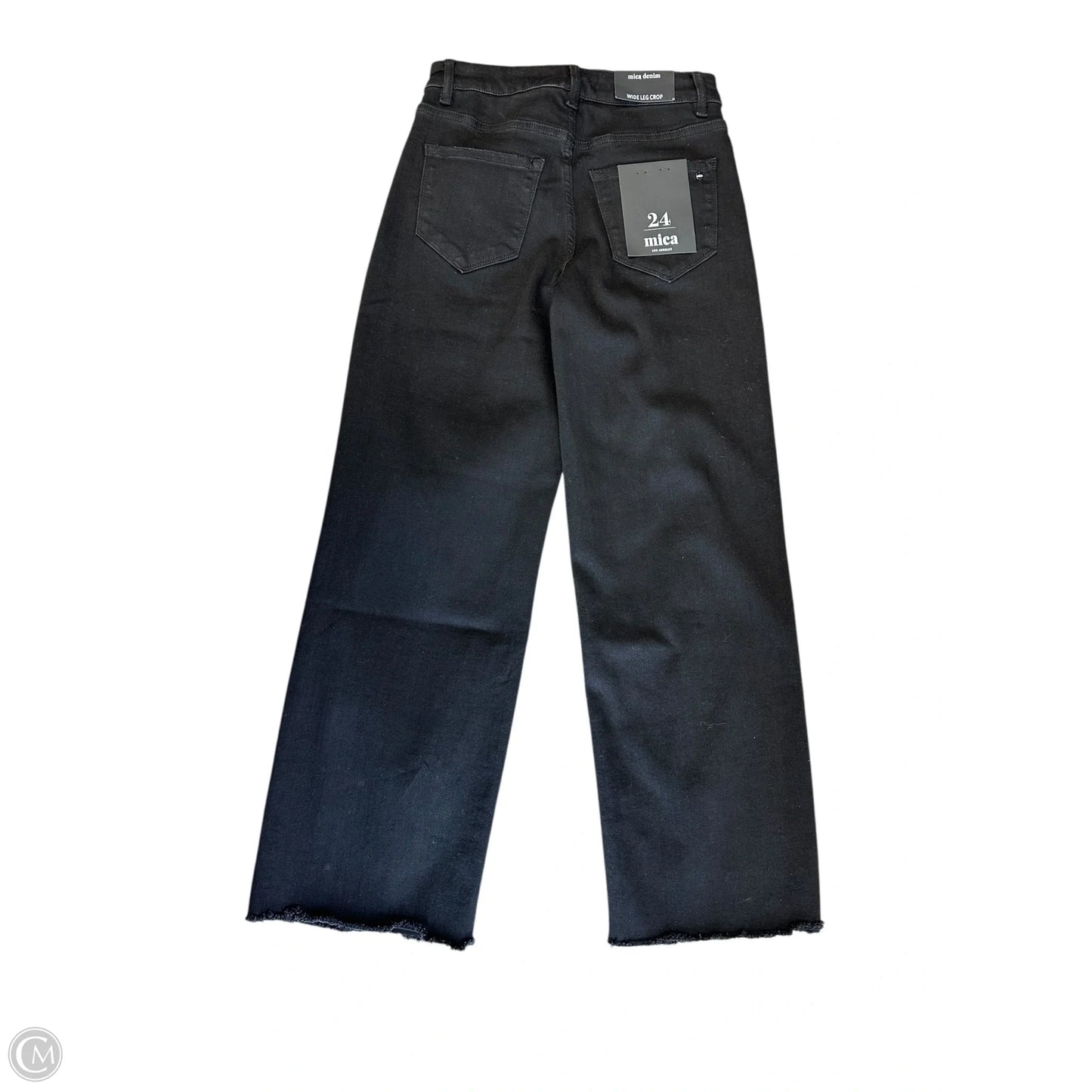 Jeans Cropped By Cmc In Black Denim, Size: 0