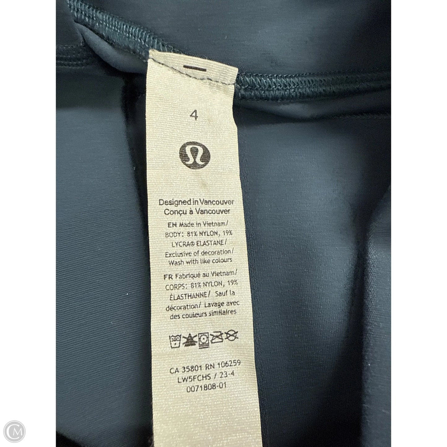 Athletic Pants By Lululemon In Blue, Size: 4