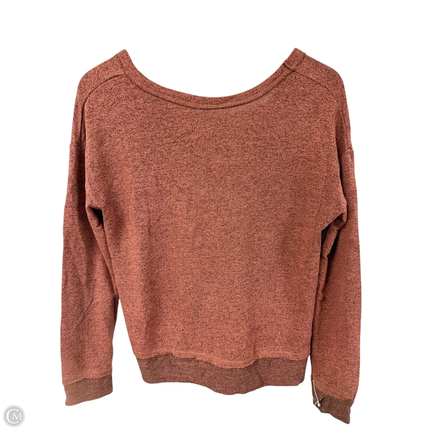 Top Long Sleeve By Billabong In Brown, Size: S