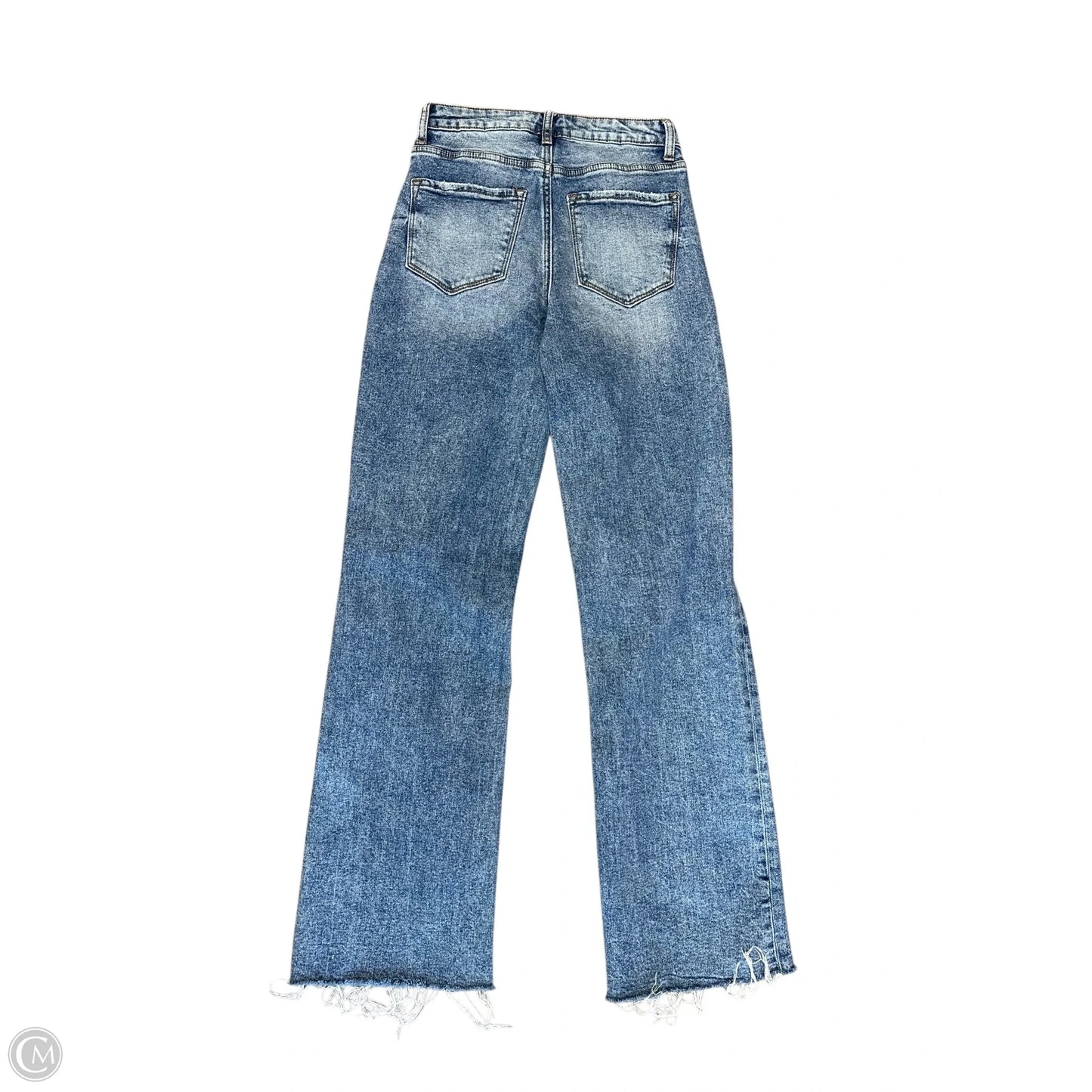 Jeans Straight By Vervet In Blue Denim, Size: 0