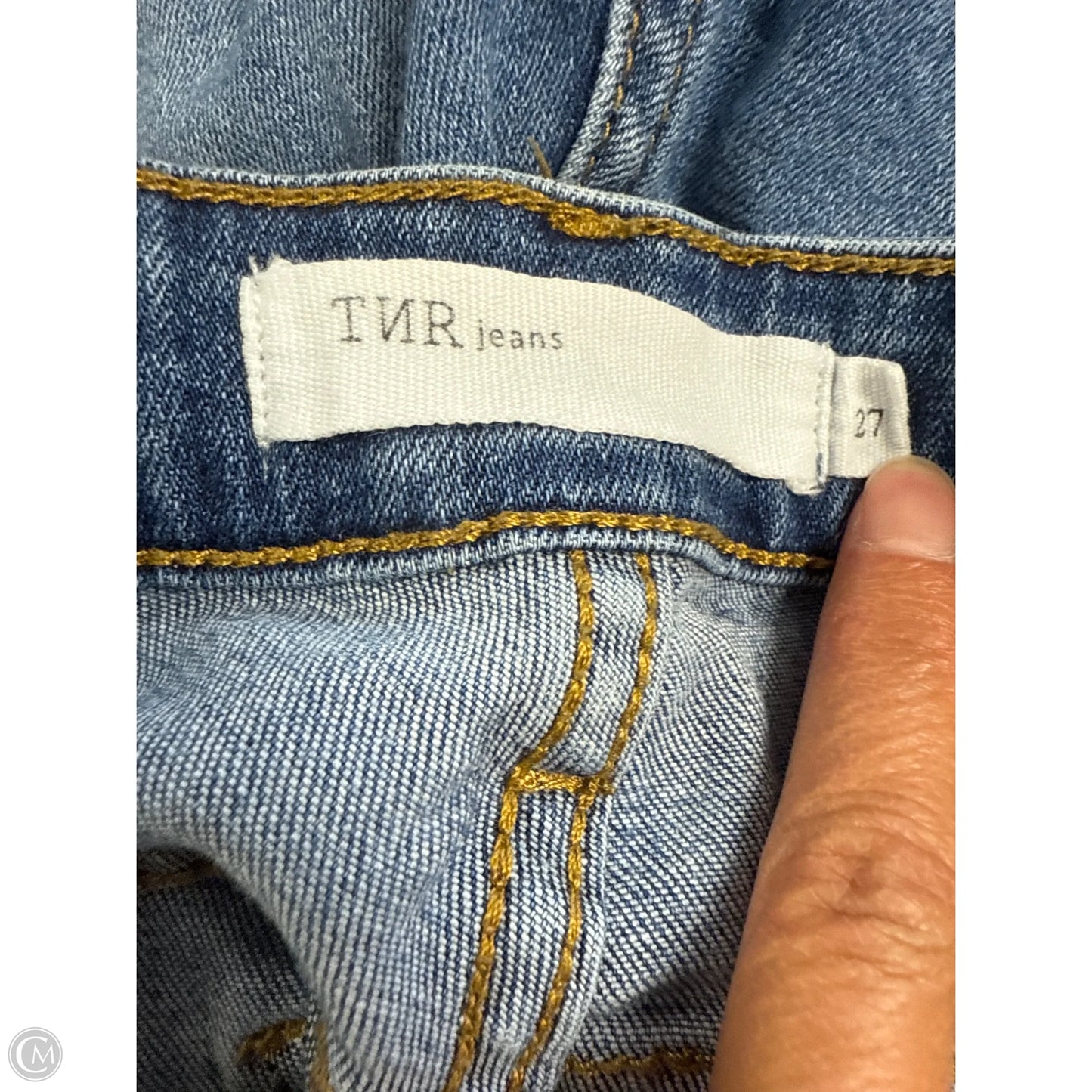 Jeans Straight By Clothes Mentor In Blue Denim, Size: 4