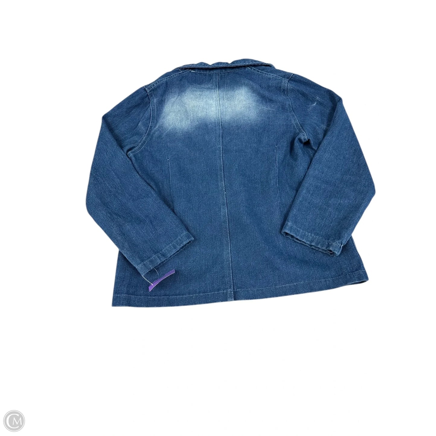 Blazer By Cme In Blue Denim, Size: S