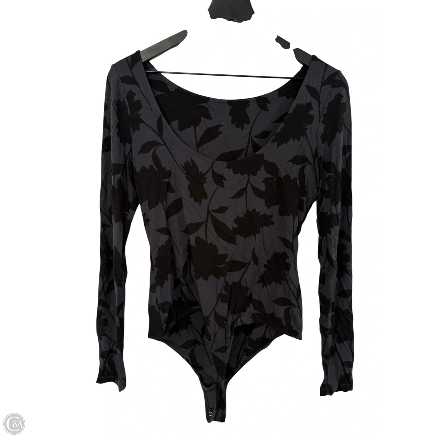 Bodysuit By Z Supply In Black & Grey, Size: M