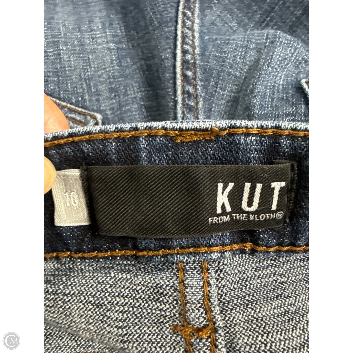 Jeans Boyfriend By Kut In Blue Denim, Size: 10
