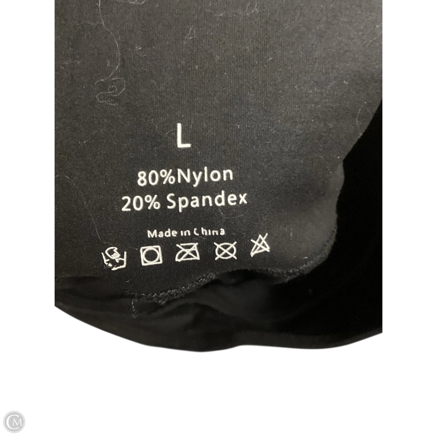 Athletic Leggings By Cme In Black, Size: L