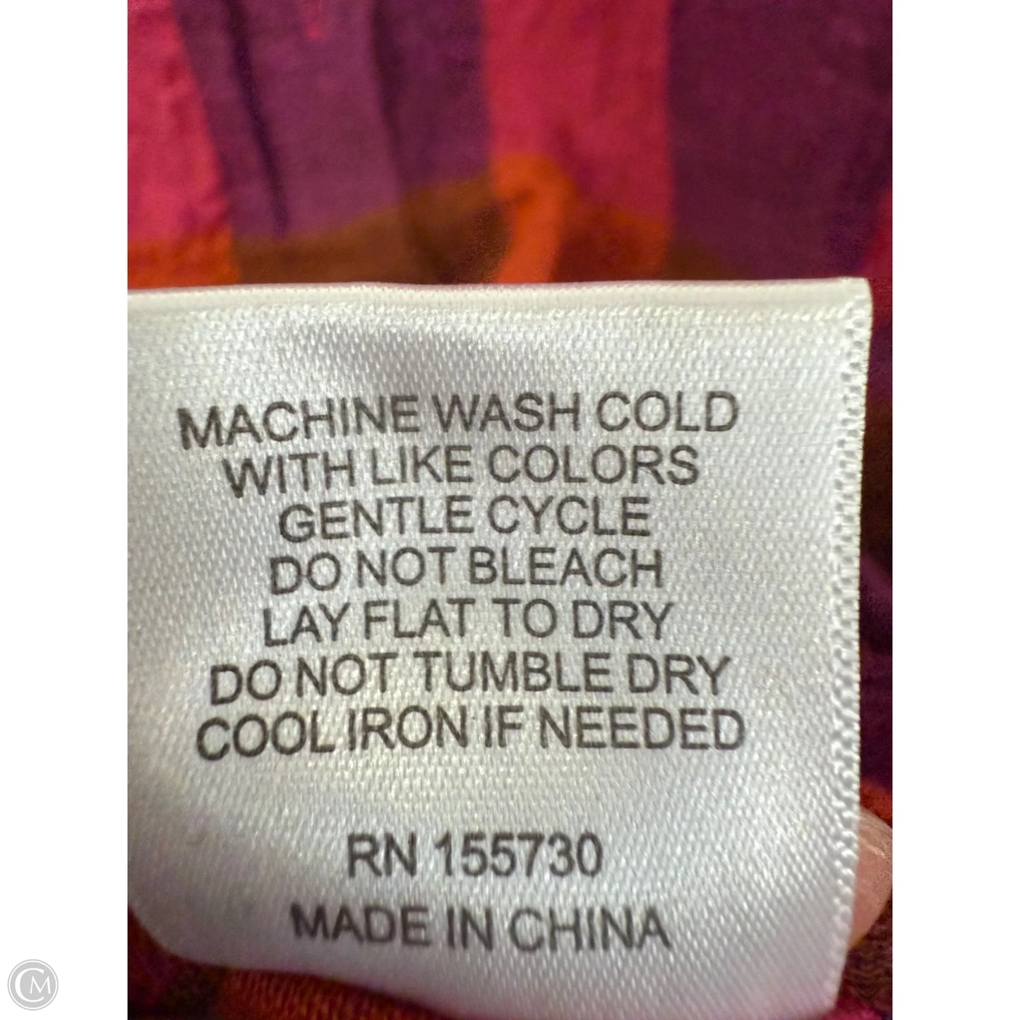 Blouse Long Sleeve By Jane And Delancey In Multi-colored, Size: M