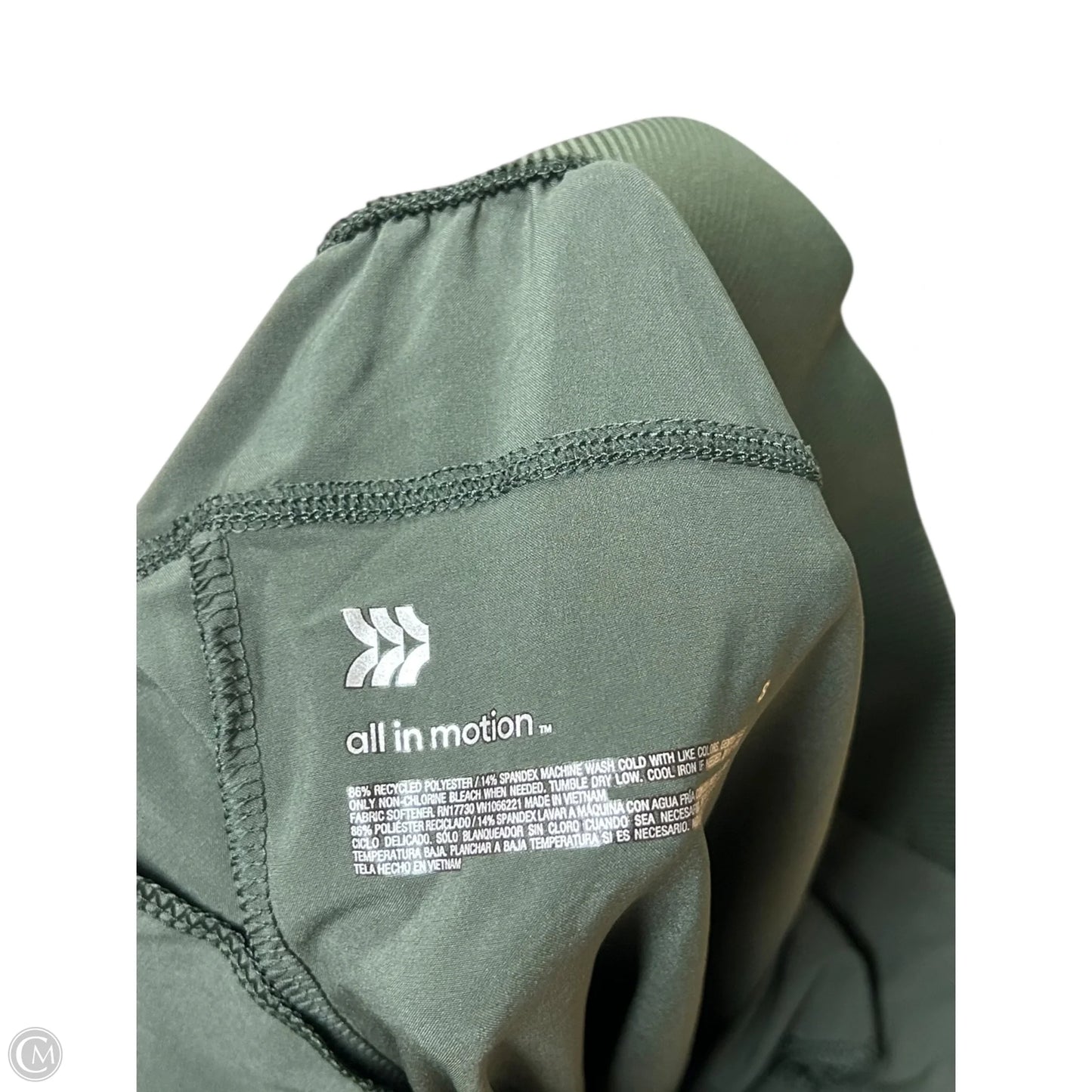 Athletic Pants By All In Motion In Green, Size: S