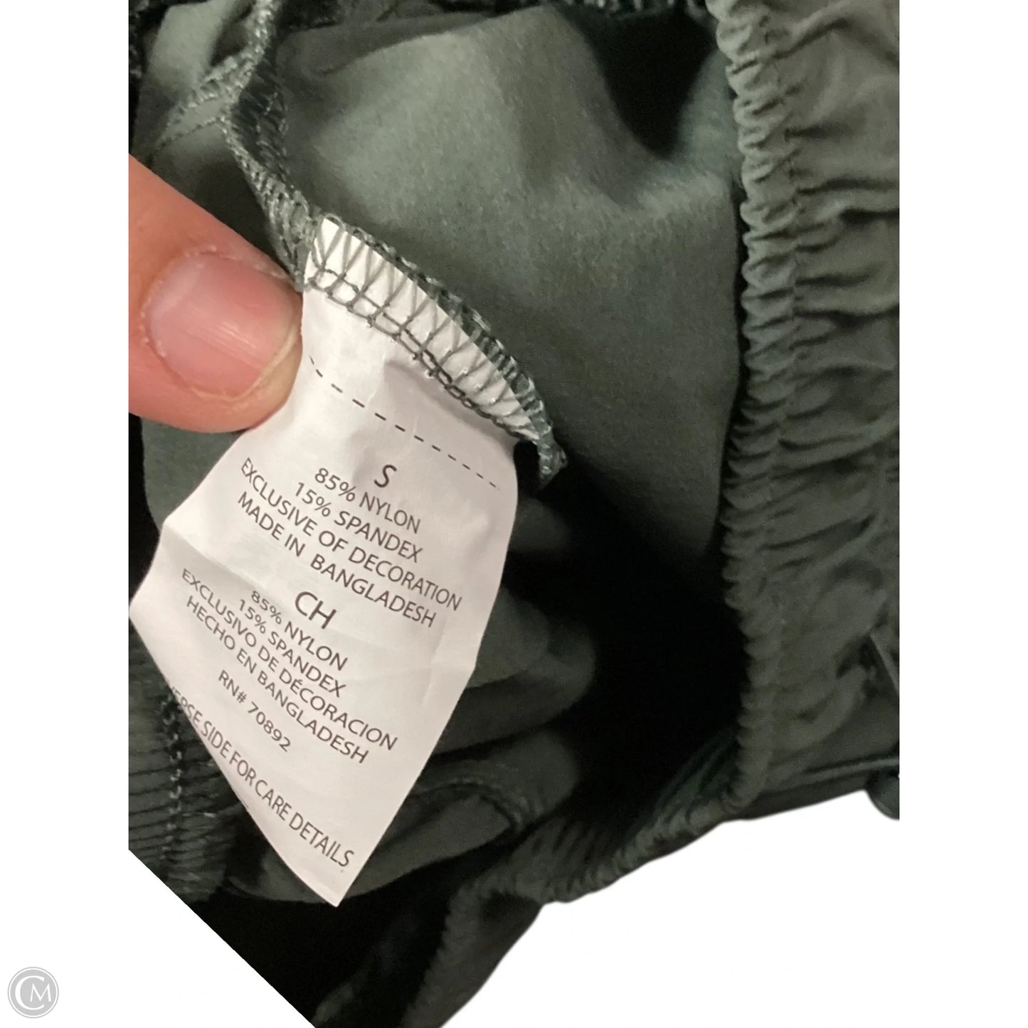 Athletic Pants By Layer 8 In Green, Size: S