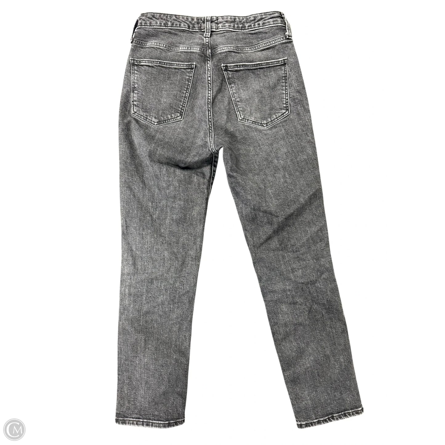 Jeans Straight By Universal Thread In Black Denim, Size: 4