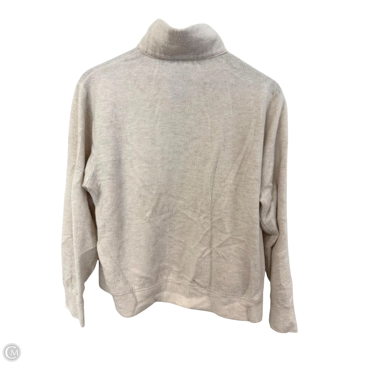Top Long Sleeve By Cme In Cream, Size: Mp