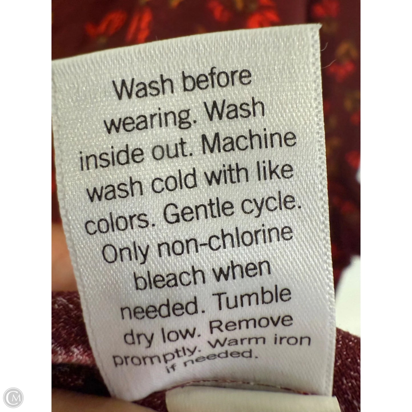 Top Long Sleeve By Sonoma In Floral Print, Size: M