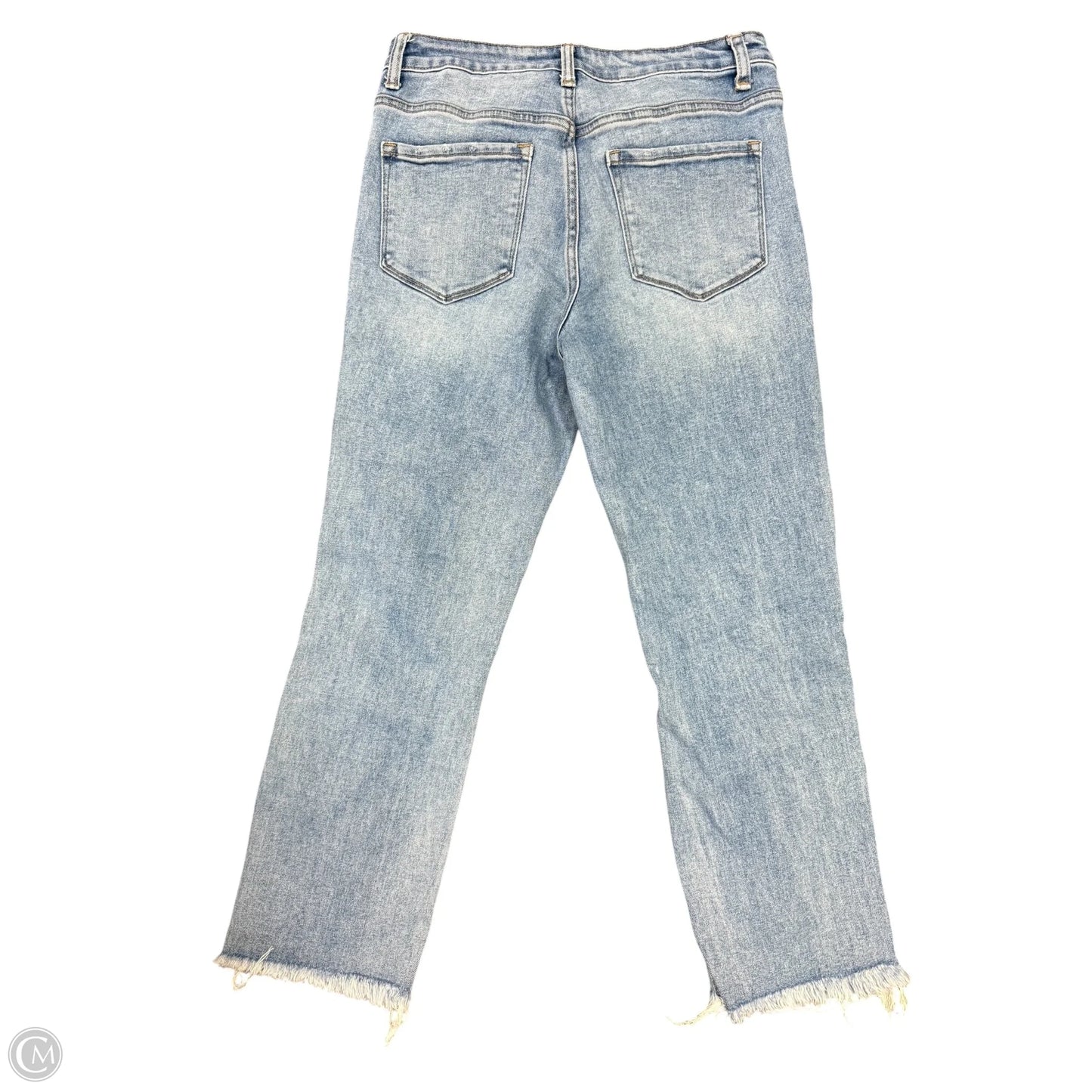 Jeans Straight By Vervet In Blue Denim, Size: 8