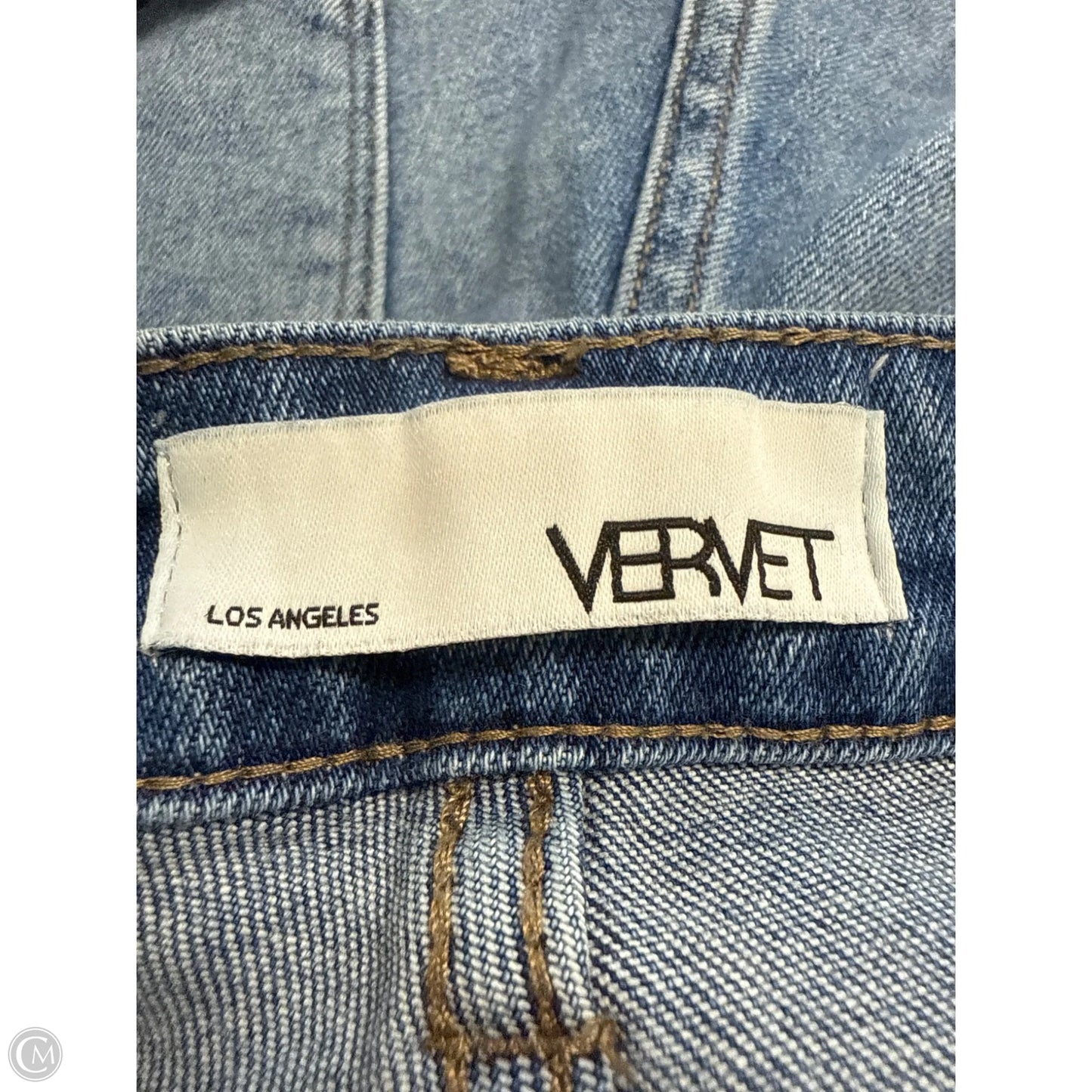 Jeans Straight By Vervet In Blue Denim, Size: 8
