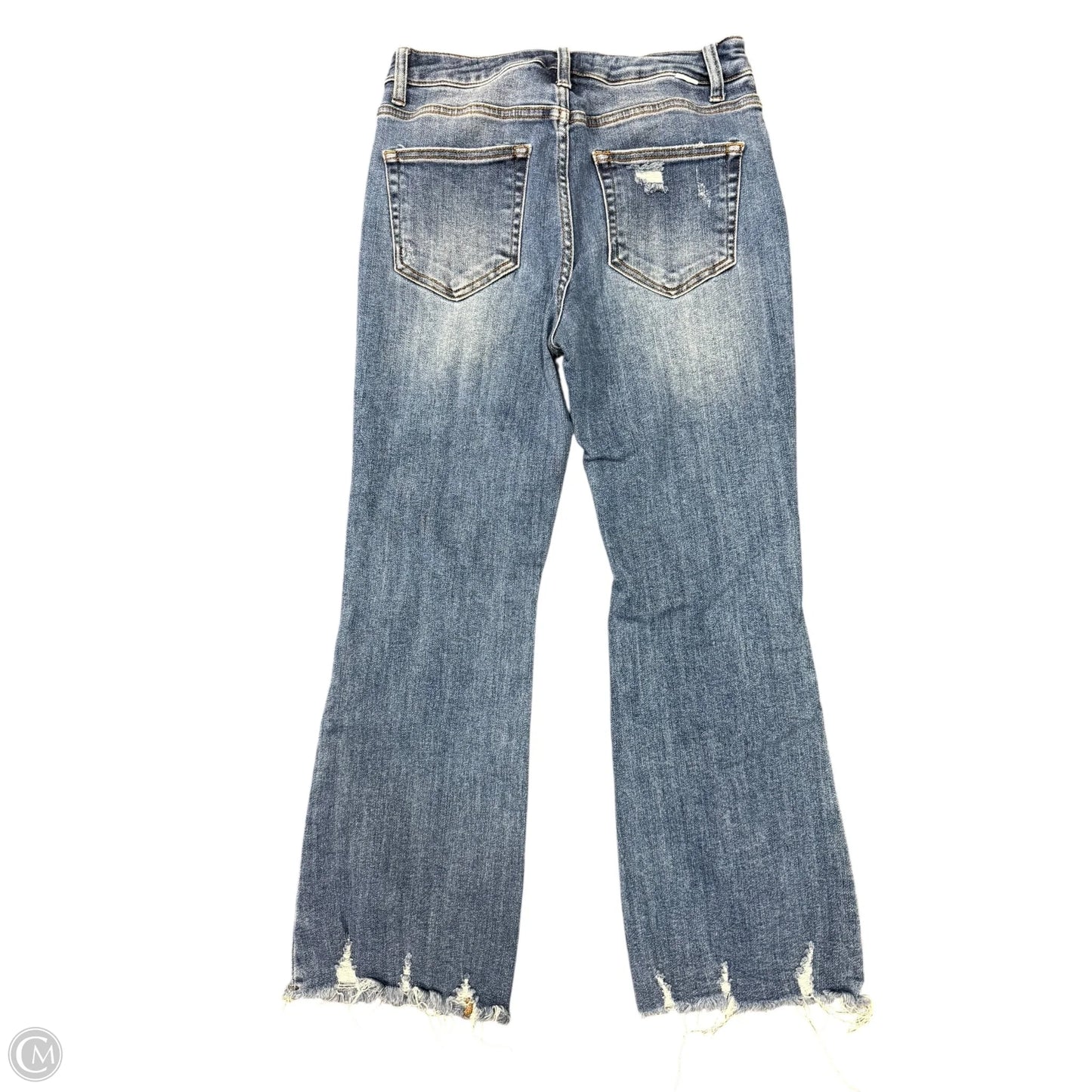 Jeans Straight By Risen In Blue Denim, Size: 8