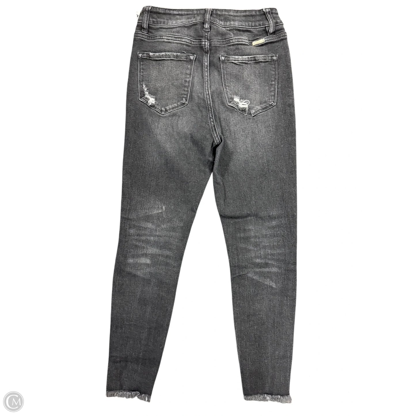 Jeans Skinny By Kancan In Black Denim, Size: 8