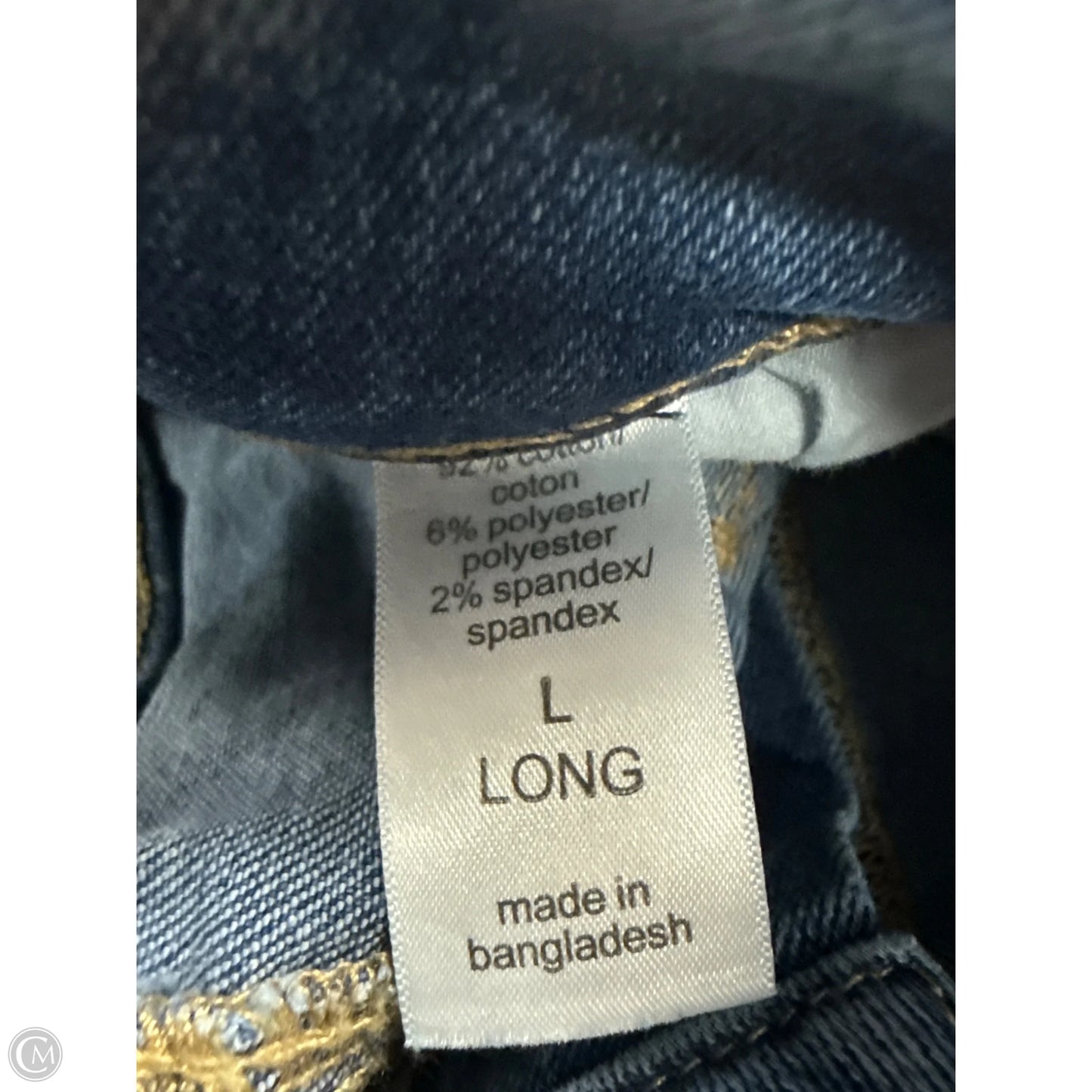 Jeans Skinny By Maurices In Blue Denim, Size: L