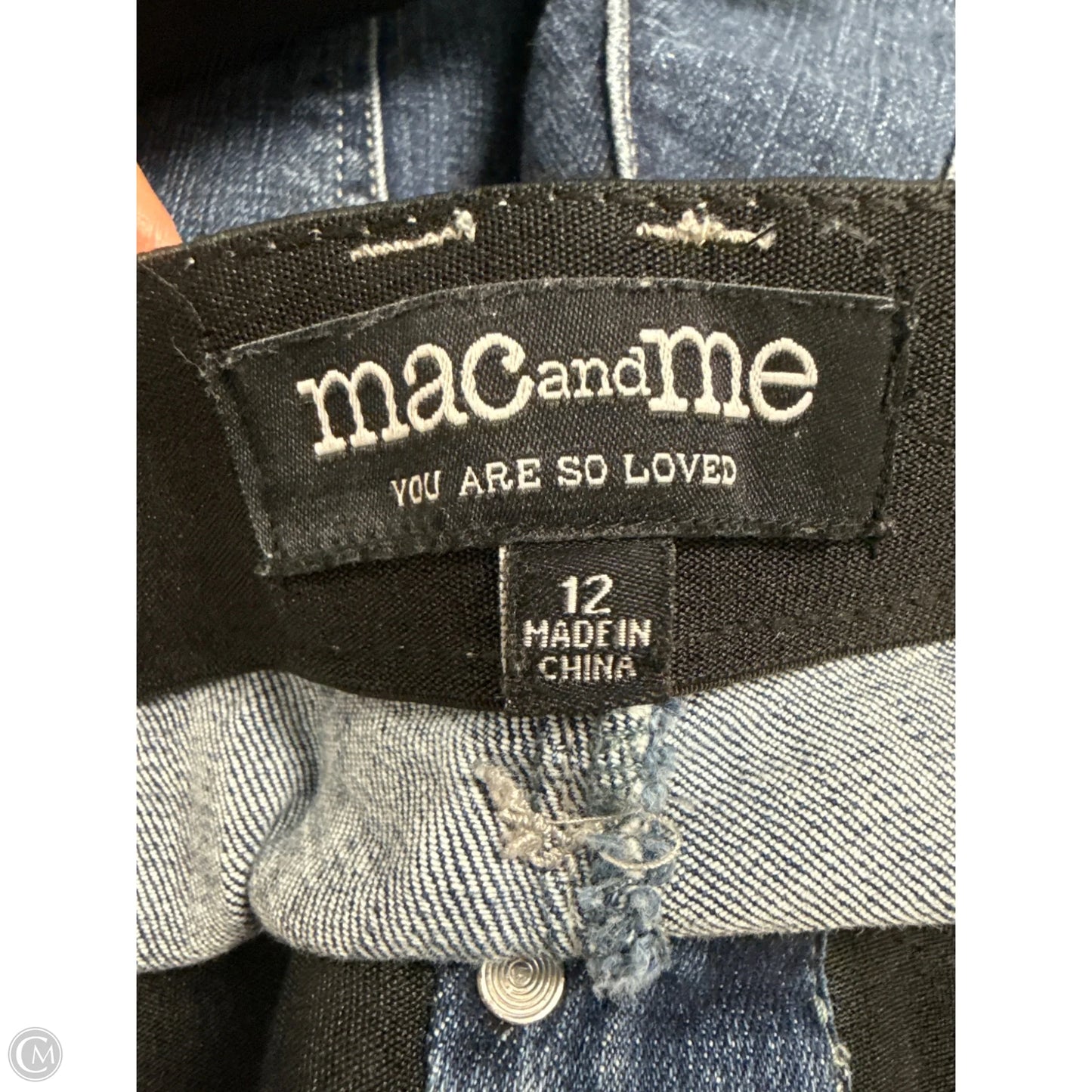 Jeans Straight By Clothes Mentor In Blue Denim, Size: 12