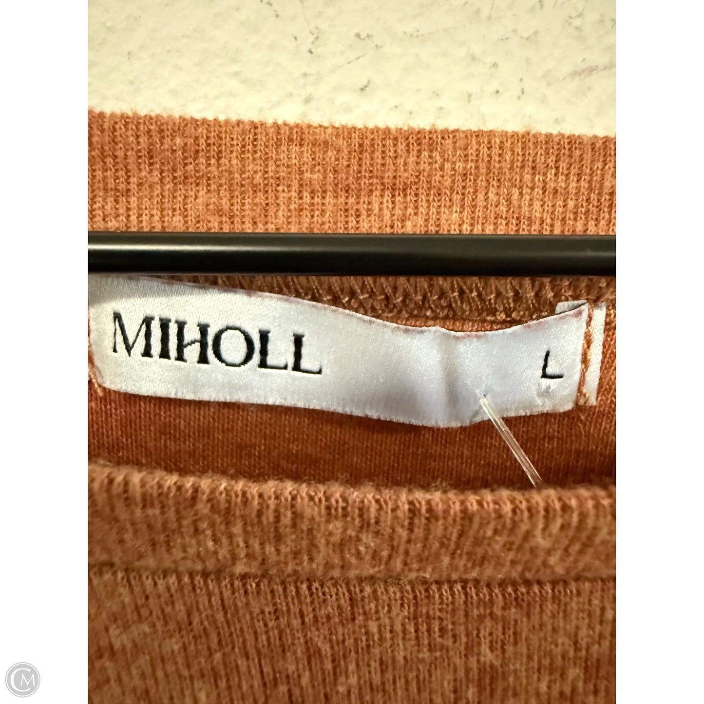 Top Long Sleeve By Clothes Mentor In Brown, Size: L