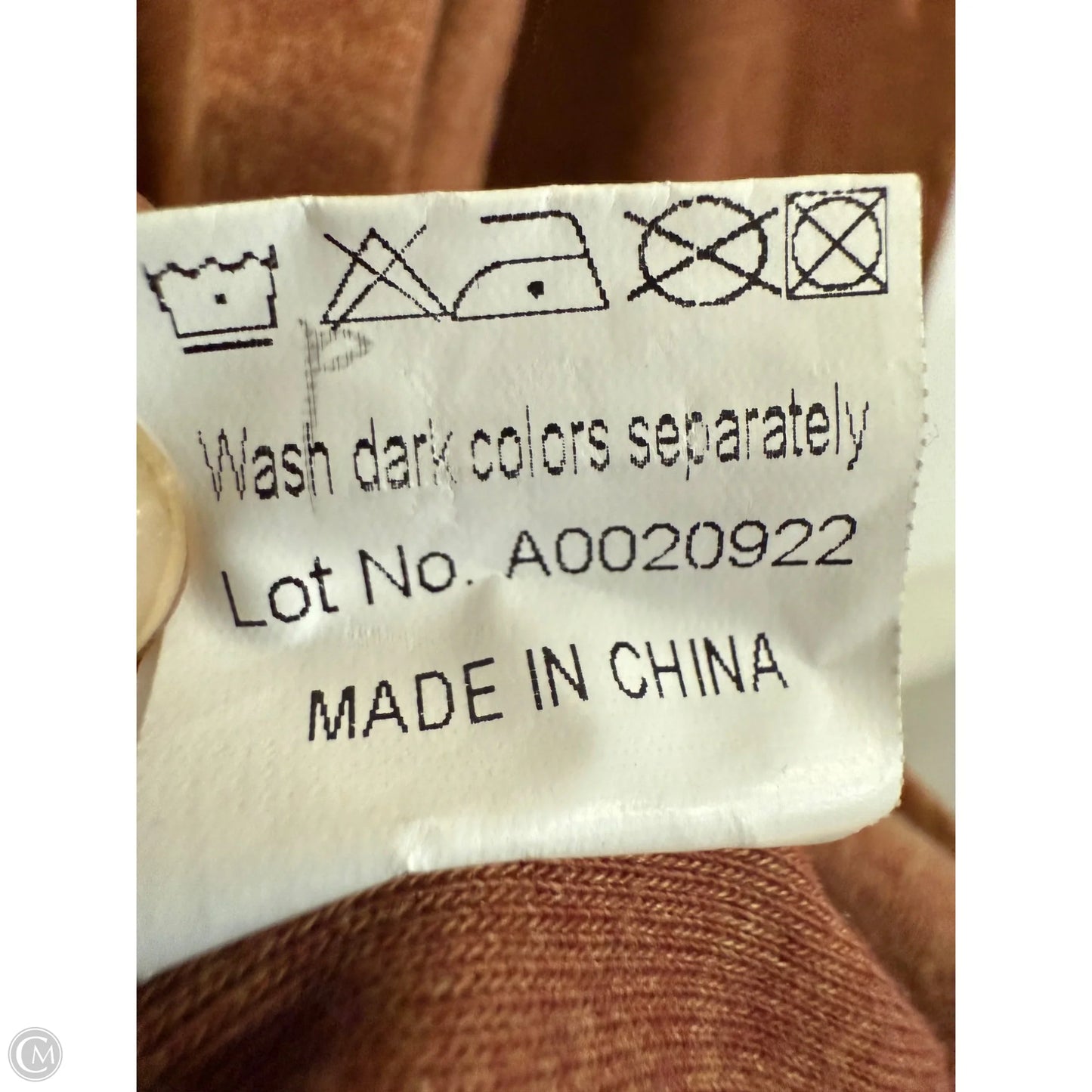 Top Long Sleeve By Clothes Mentor In Brown, Size: L