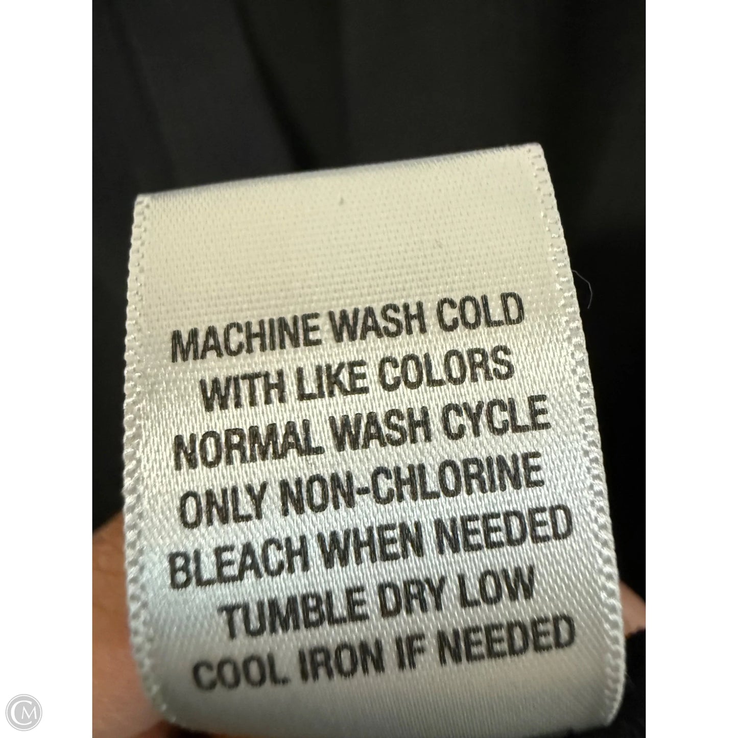 Blouse Long Sleeve By Clothes Mentor In Black, Size: Xl