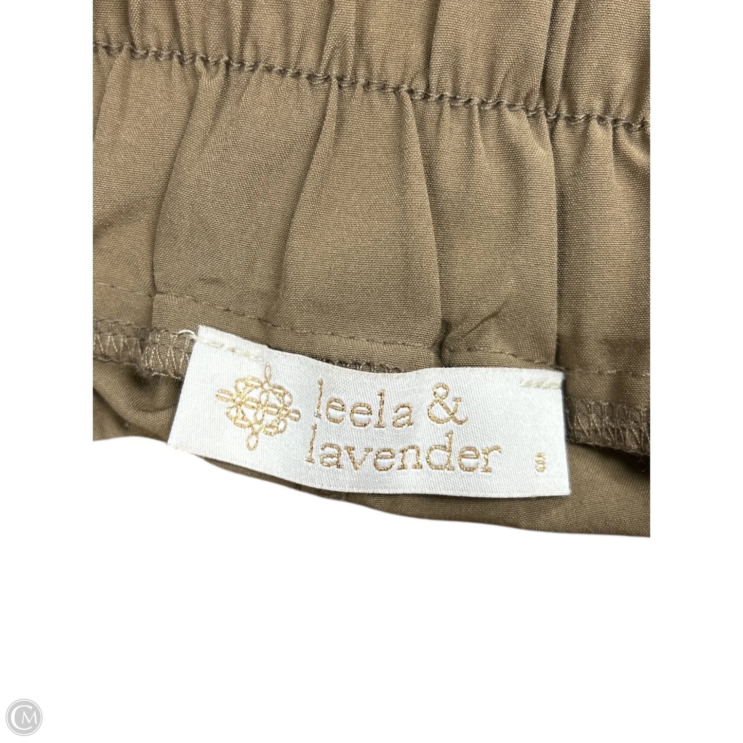 Pants Joggers By Leela & Lavender In Beige, Size: S
