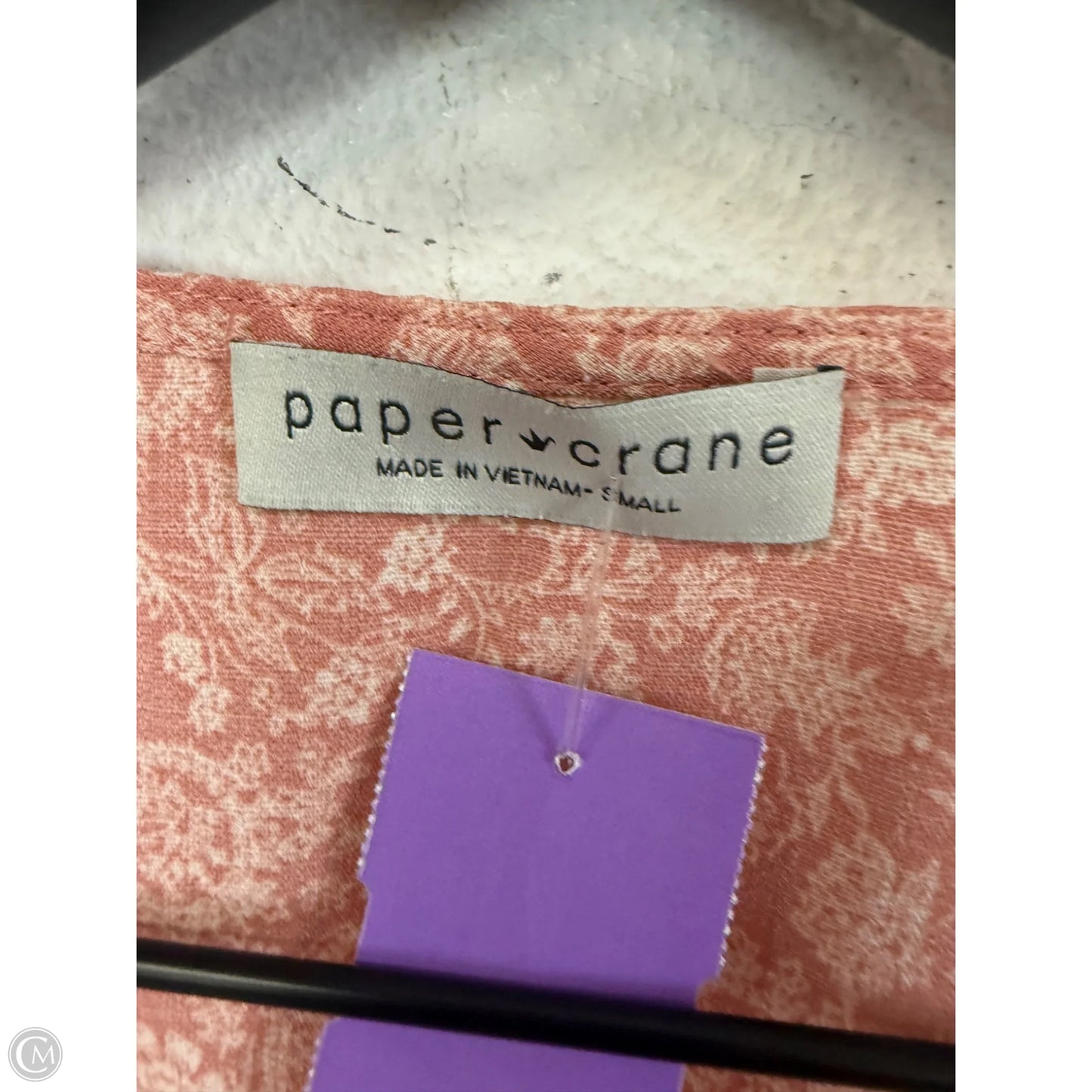 Top Long Sleeve By Paper Crane In Pink, Size: S
