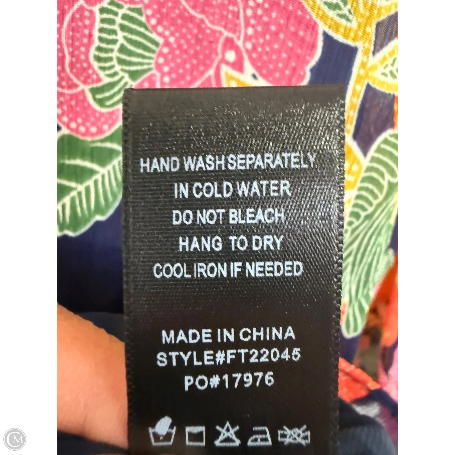 Top Long Sleeve By Fate In Floral Print, Size: S