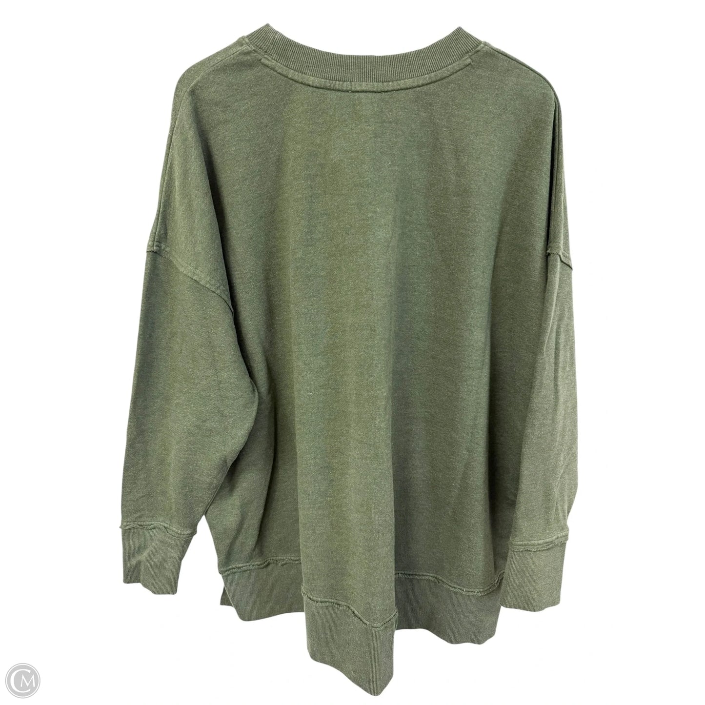 Sweatshirt Crewneck By Natural Reflections In Green, Size: Xl