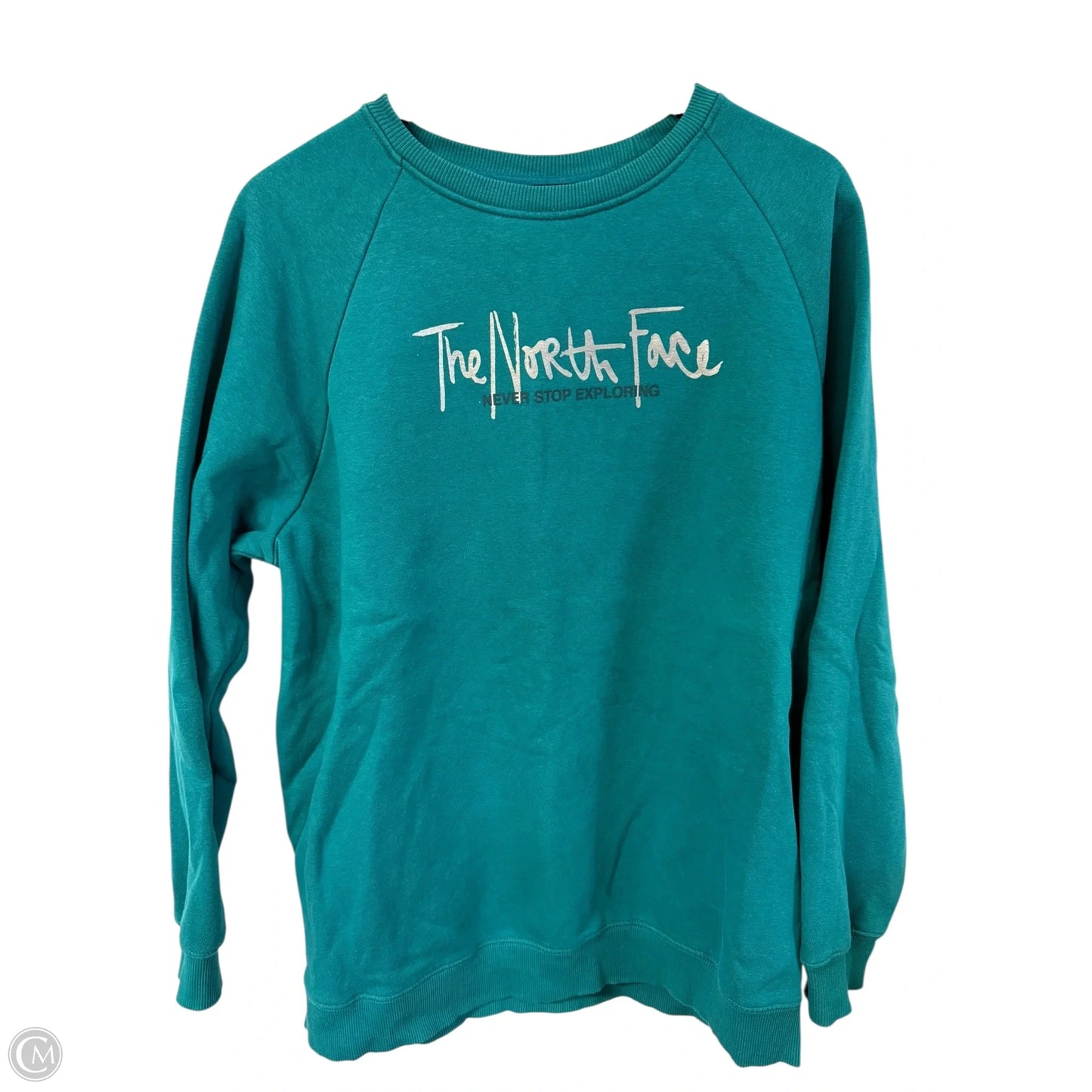 Sweatshirt Crewneck By The North Face In Green, Size: Xl
