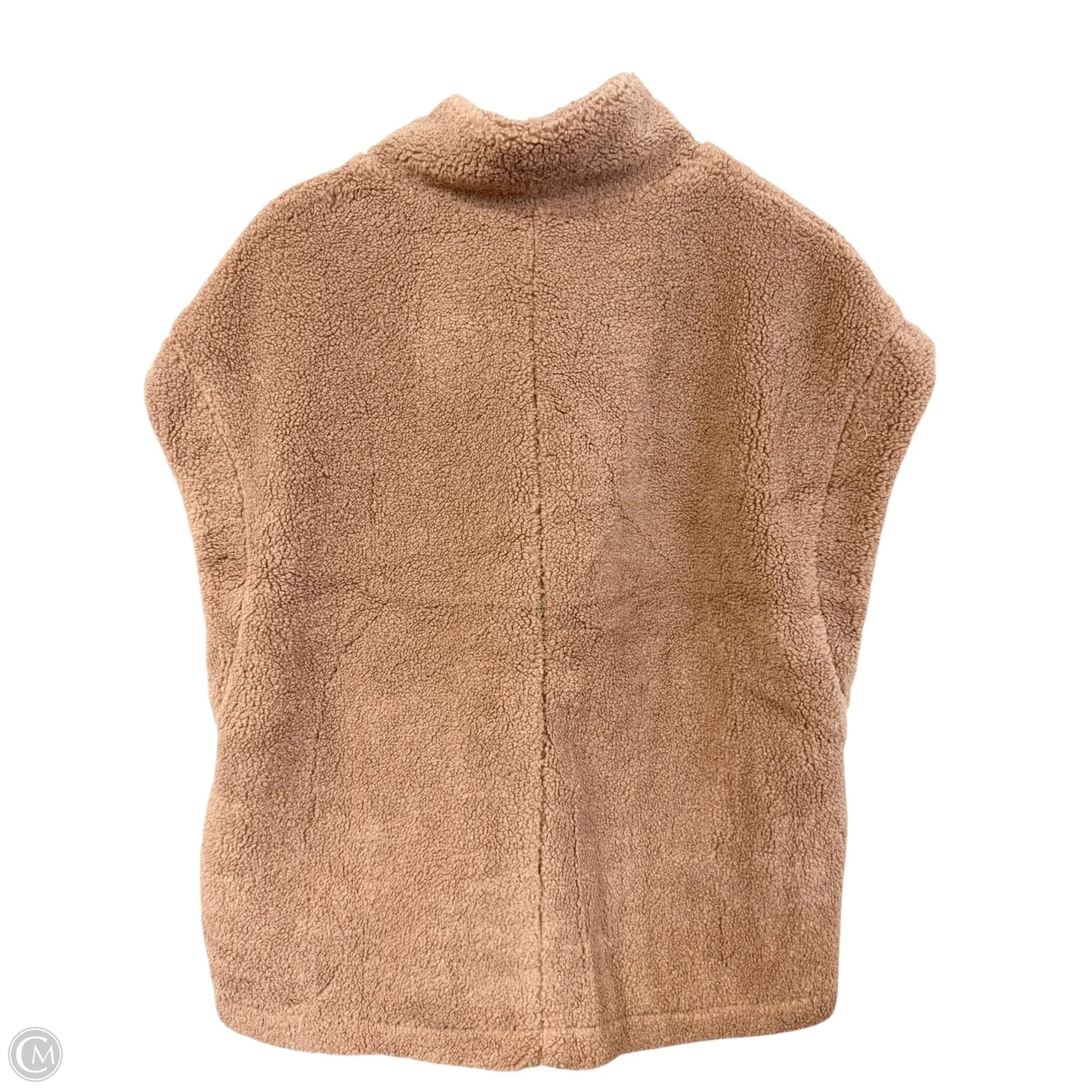 Vest Faux Fur & Sherpa By Cme In Beige, Size: M