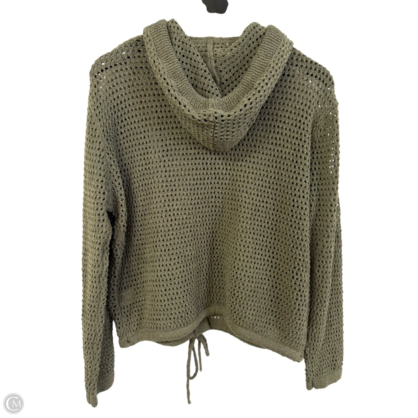 Sweater Cardigan By Doe & Rae In Green, Size: M