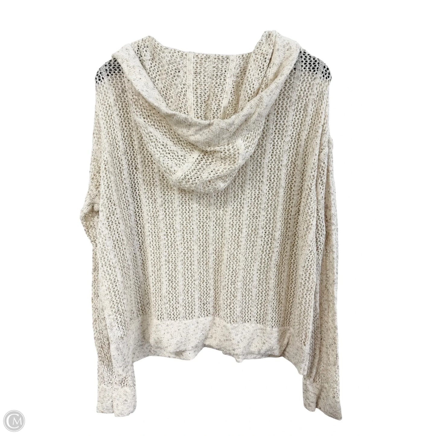Sweater By Clothes Mentor In Cream, Size: L