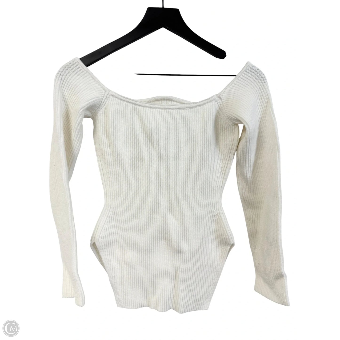 Sweater By Astr In White, Size: L