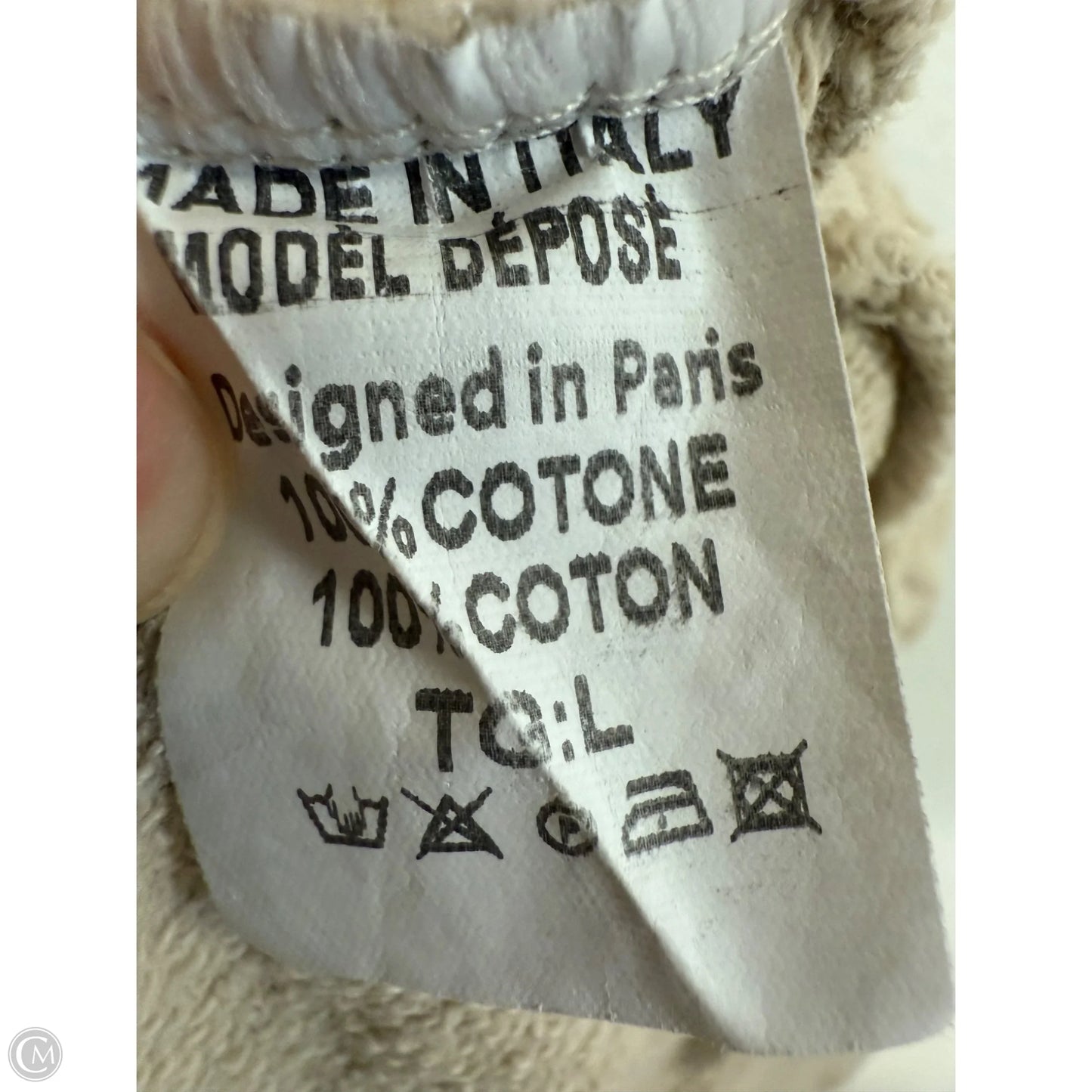 Sweatshirt Crewneck By Cmc In Cream, Size: M