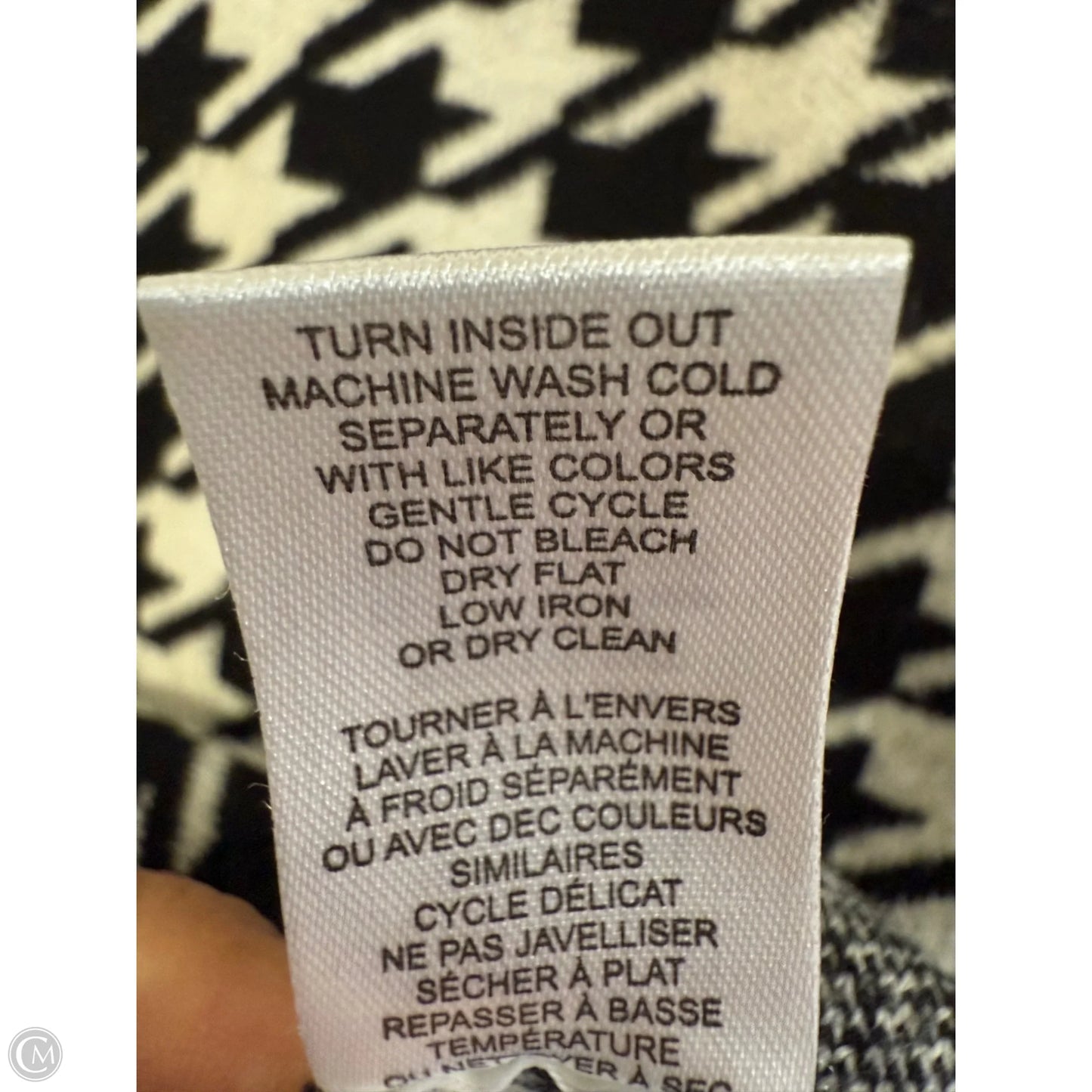 Sweater By T Tahari In Black & White, Size: M