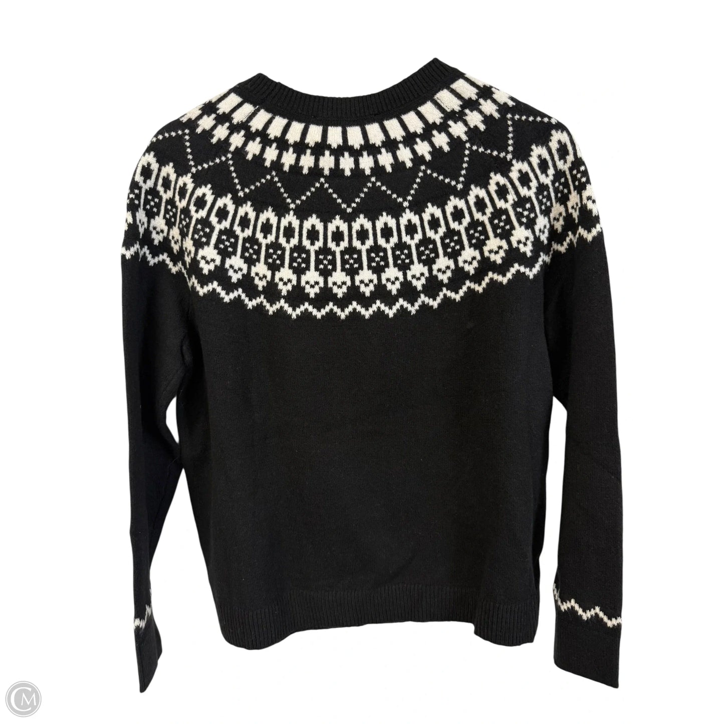 Sweater By Loft In Black & White, Size: Sp