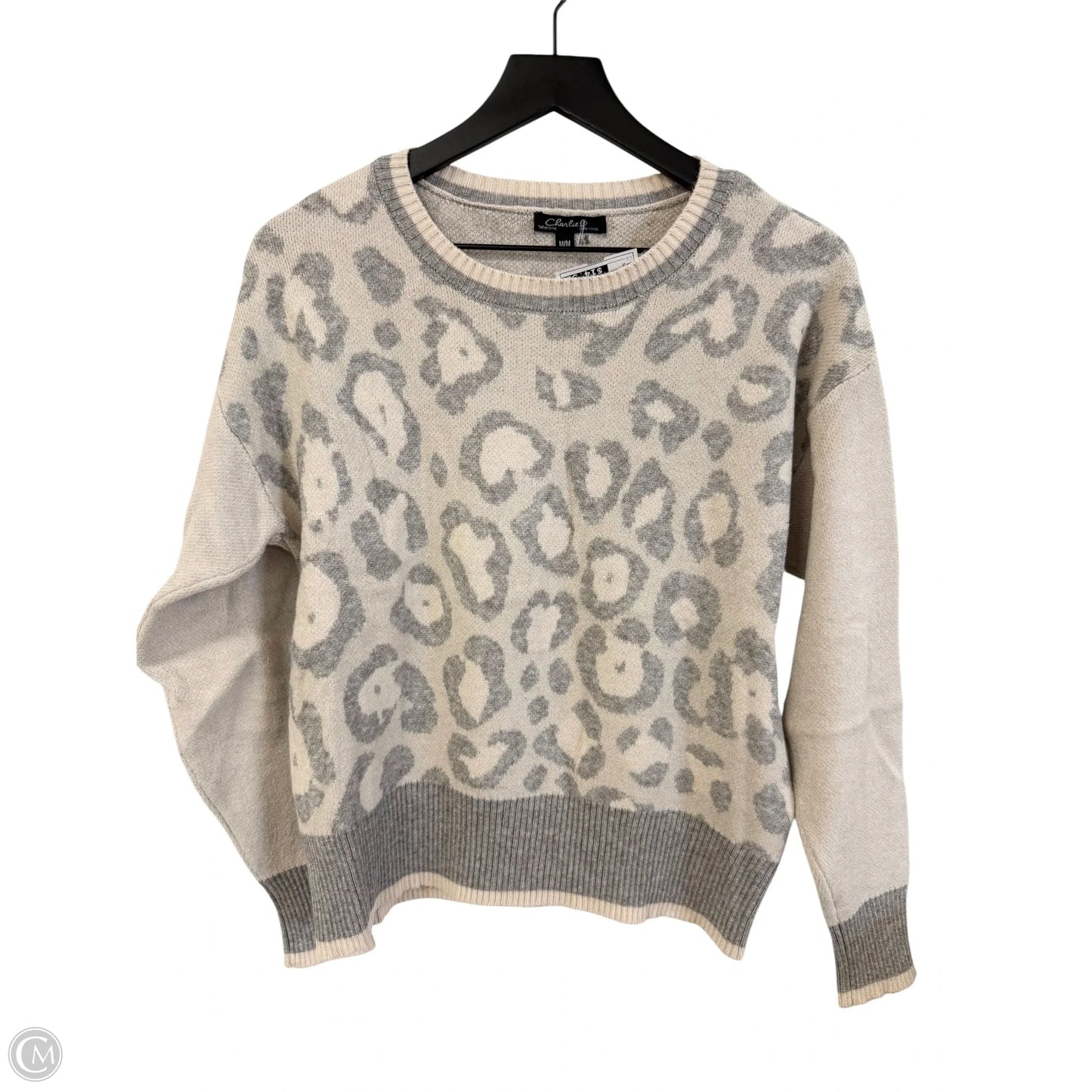 Sweater By Charlie B In Leopard Print, Size: M