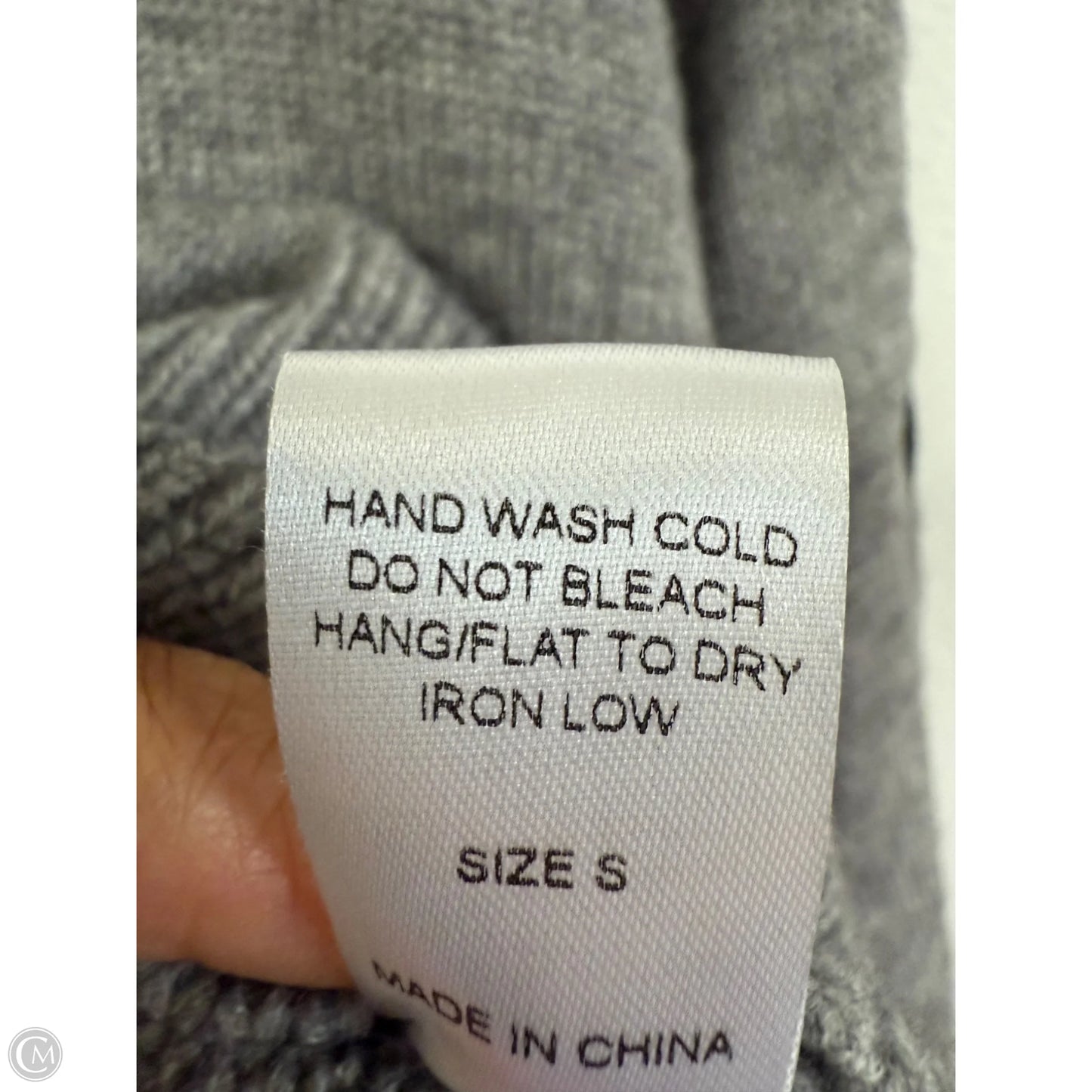 Sweater Cardigan By Cmc In Grey, Size: S